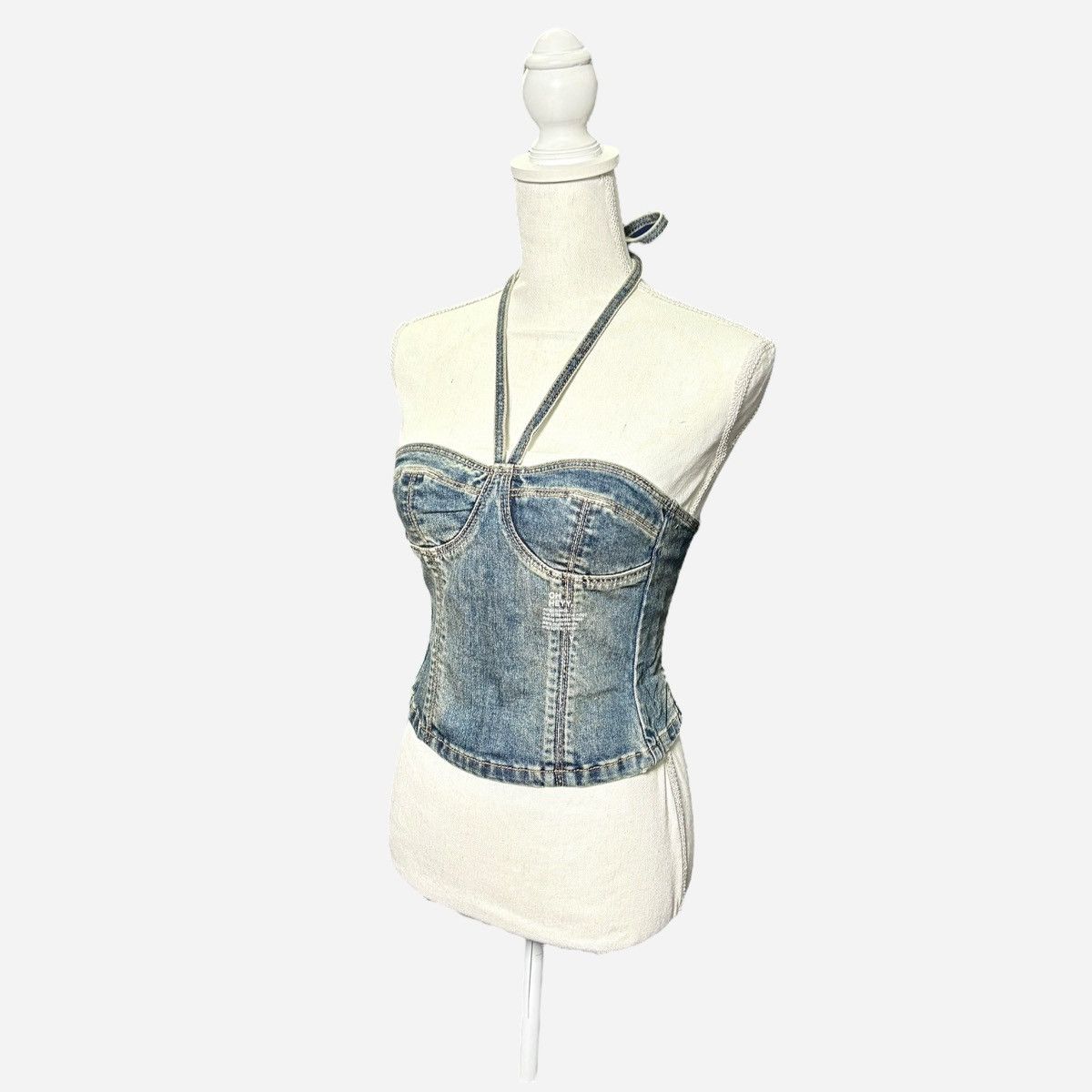 Other Abrand Jeans Women’s Zendya Halter Top Sz XXS or Size XXS / US 00 / IT 34 - 4 Thumbnail