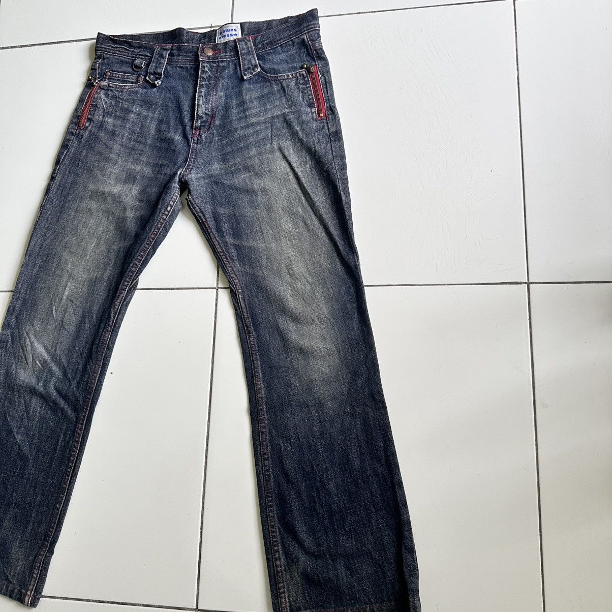 Denim & Supply Ralph Lauren × Japanese Brand Japanesse Blues Dress Blue Jeans Size US 34 / EU 50 - 4 Thumbnail