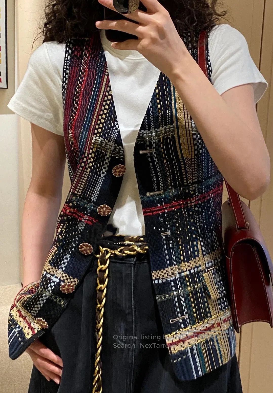 Chanel Chanel Dubai Series Colorful Woven Vest. Size XXS / US 00 / IT 34 - 1 Thumbnail