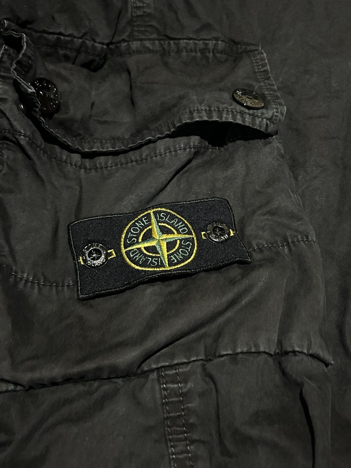 Stone Island Stone Island black slim fit cargo pants Size US 32 / EU 48 - 2 Thumbnail