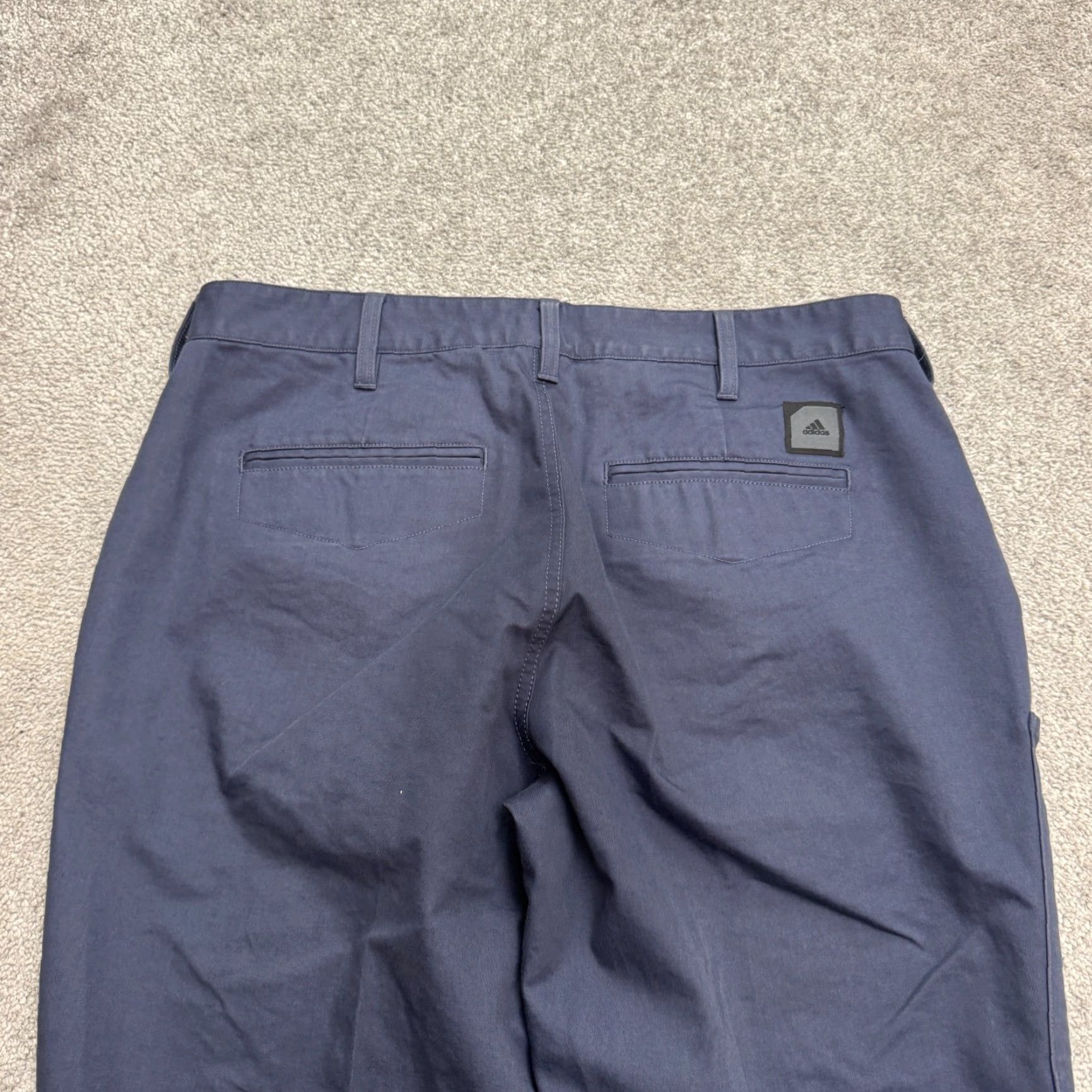 Adidas Adidas Adicross Golf Pants Mens 34x34 Navy Blue Straight Leg Performance Activewear Size US 34 / EU 50 - 4 Thumbnail