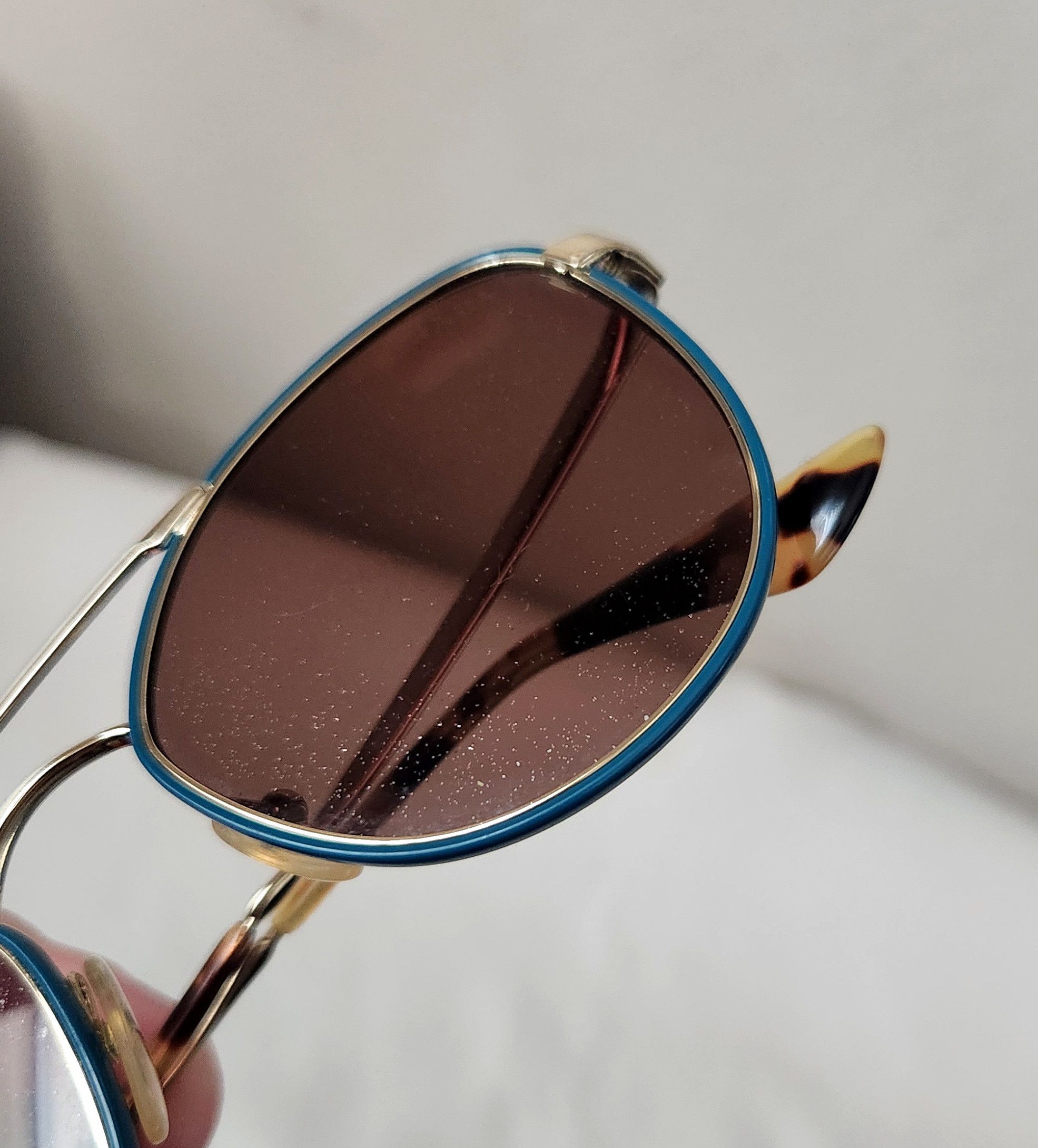 Prada PRADA SPR 63T SL5-8C1 55-19-140 3N GOLD SUNGLASSES Unisex Size ONE SIZE - 16 Thumbnail