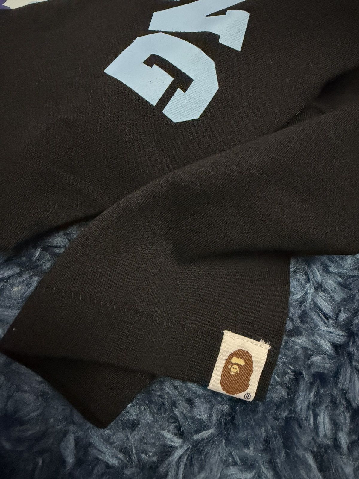 Bape Bape Black/Blue Camo Tee Size US L / EU 52-54 / 3 - 8 Thumbnail