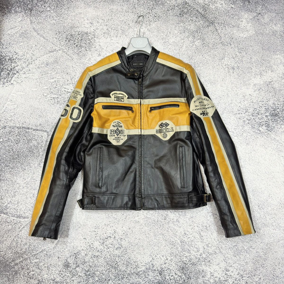 Vintage Vintage Sasch Italy Racing Jacket L size Size US L / EU 52-54 / 3 - 1 Thumbnail
