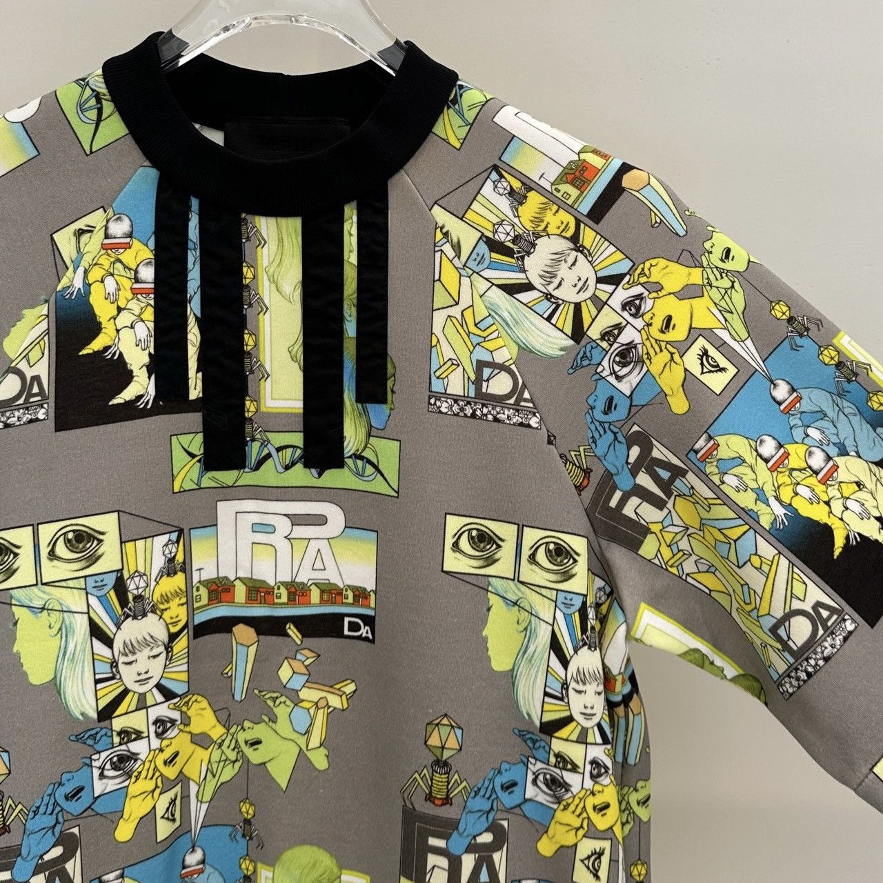 Prada Prada Cartoon Anime Print Short-sleeved Sweatshirt Size M / US 6-8 / IT 42-44 - 2 Thumbnail