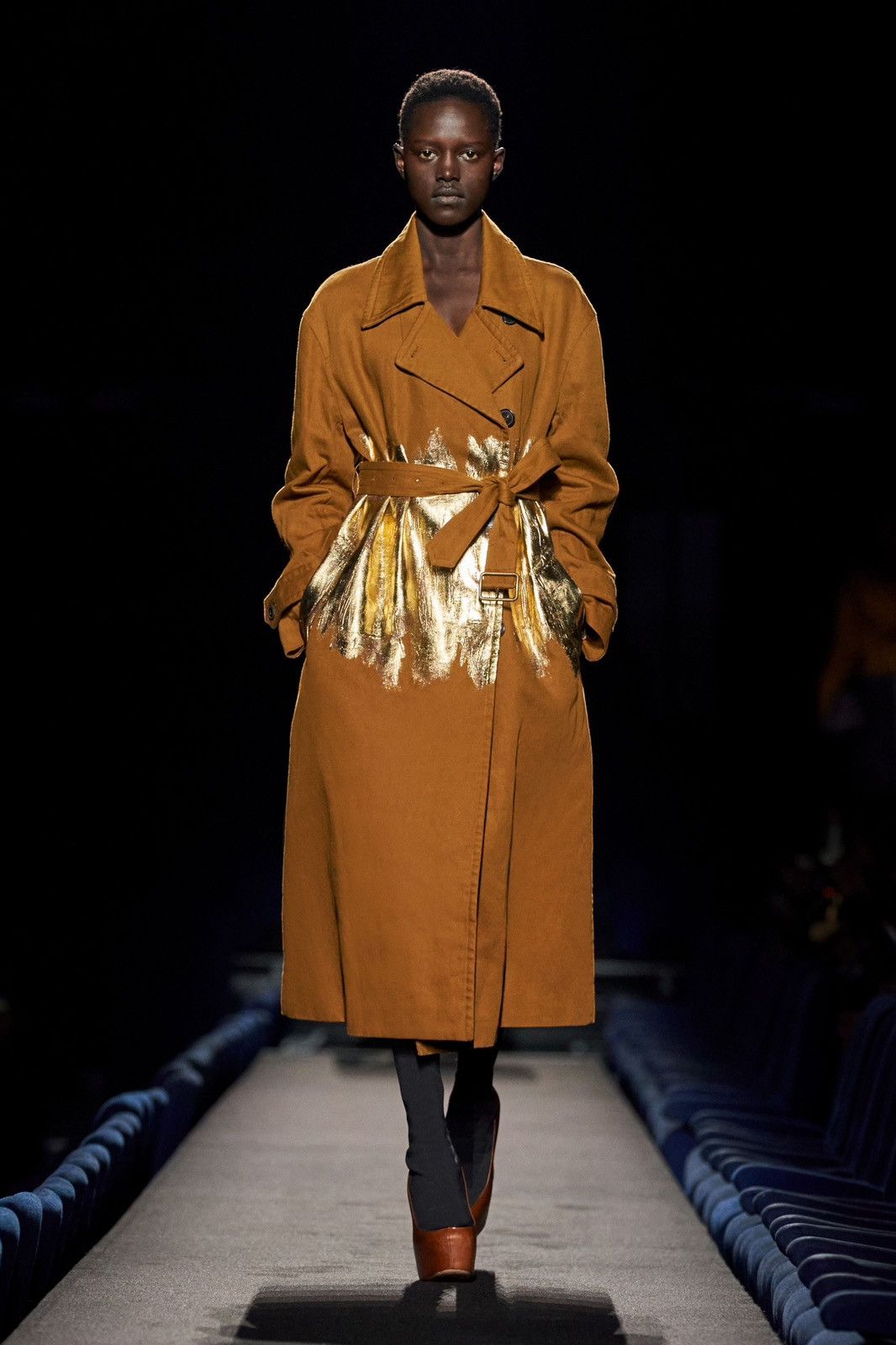 Dries Van Noten Dries Van Noten FW23 Ronas Hand Painted Foul Trench Coat Size M / US 6-8 / IT 42-44 - 5 Thumbnail