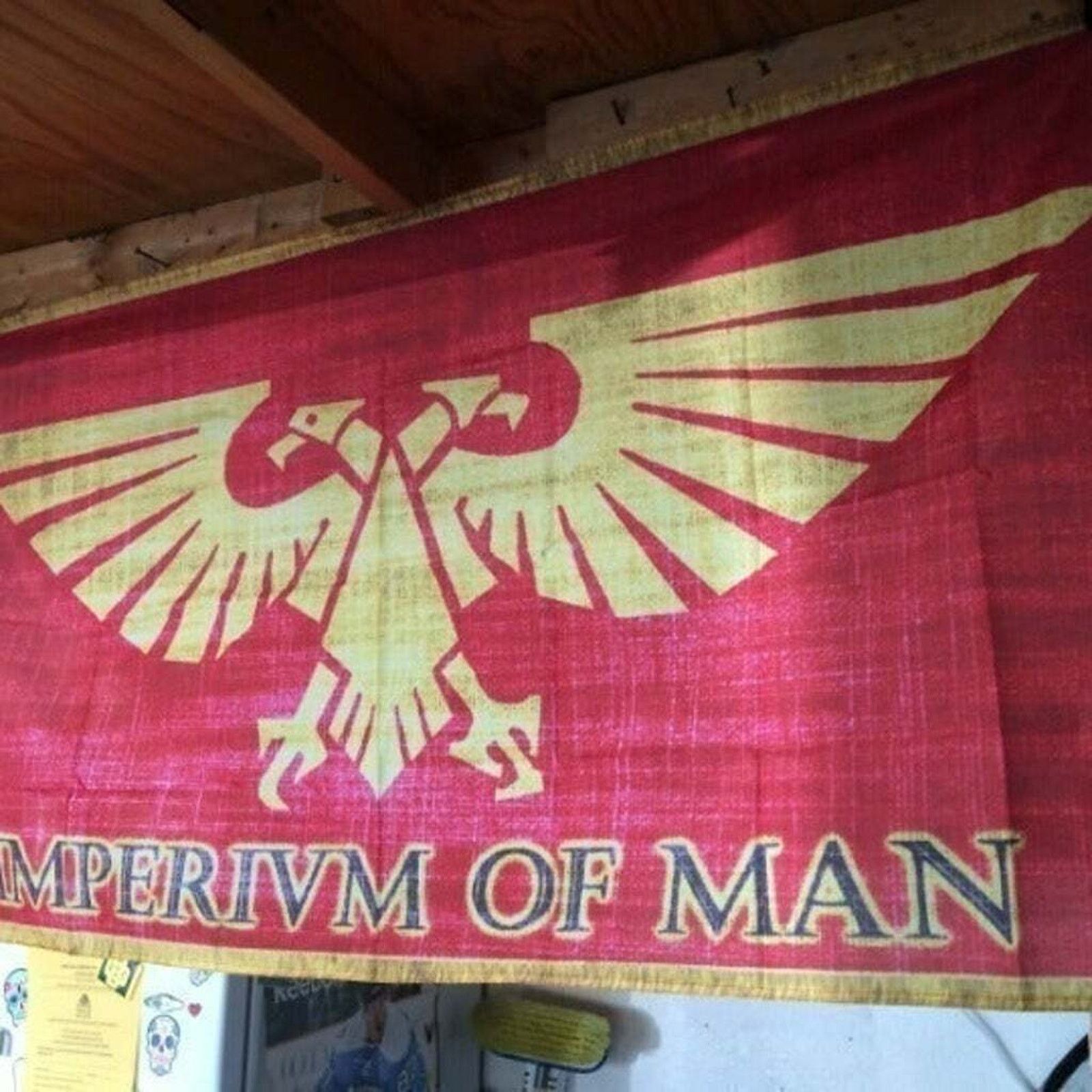 Other Warhammer 40000 5ft Imperium Of Man Flag Size ONE SIZE - 1 Thumbnail