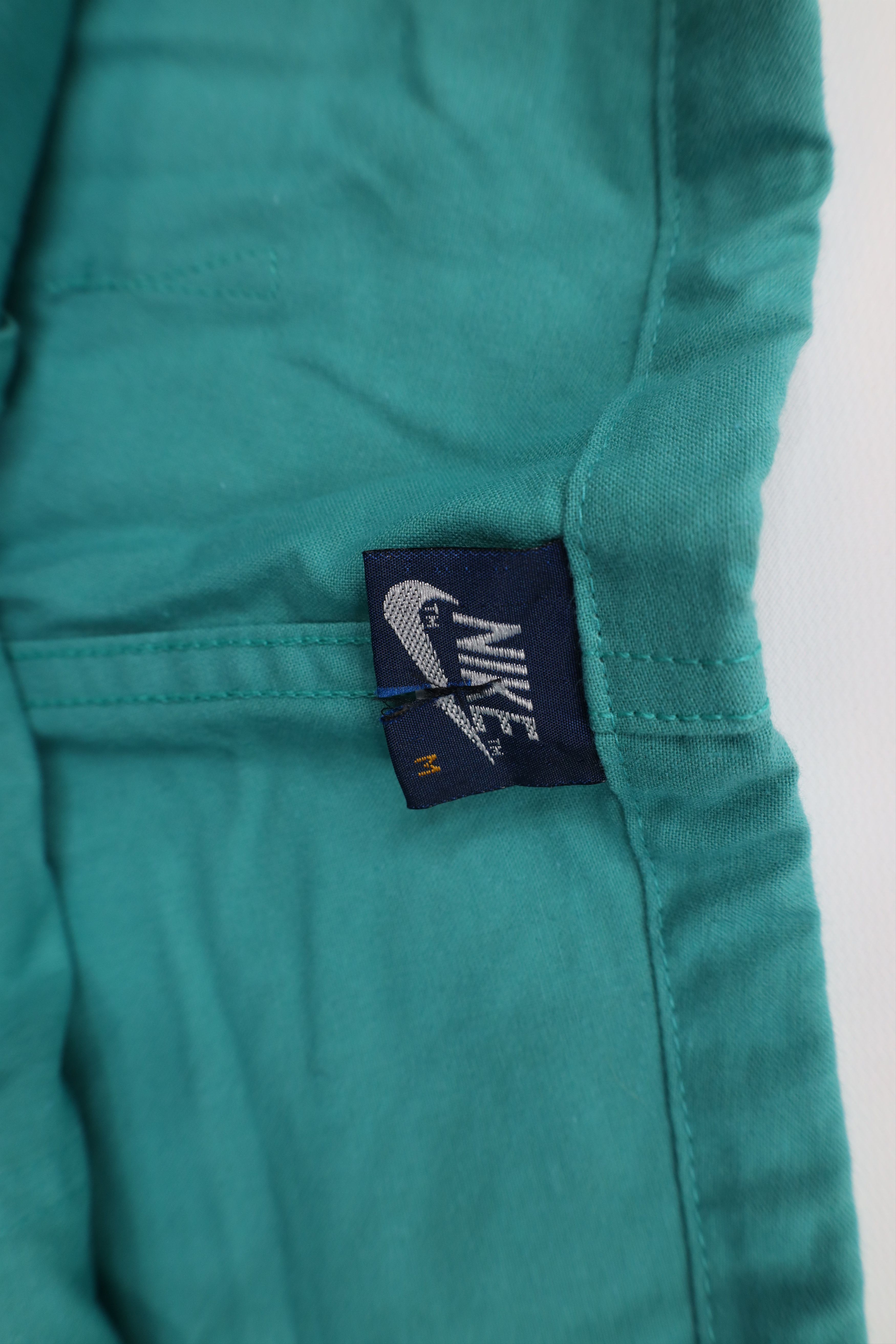 Nike Deadstock Vintage 80s 90s Nike Basketball Pants Teal Cotton Size US 34 / EU 50 - 11 Thumbnail