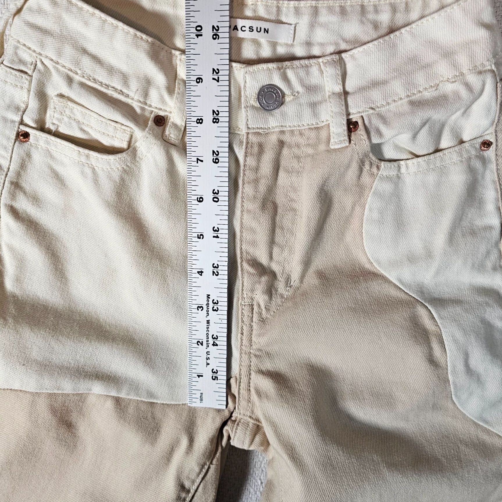 Pacsun Pacsun Mom Jeans 22 Brown Color Block High Rise 90s Style Relaxed Fit Denim Size 40" / US 18 - 7 Thumbnail
