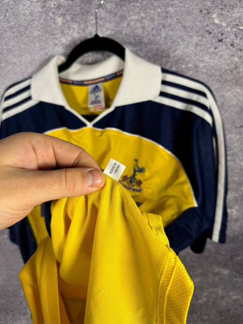 Adidas × Vintage 90's Vintage Tottenham 1999/00 Away Adidas Soccer Jersey Size US M / EU 48-50 / 2 - 13 Thumbnail