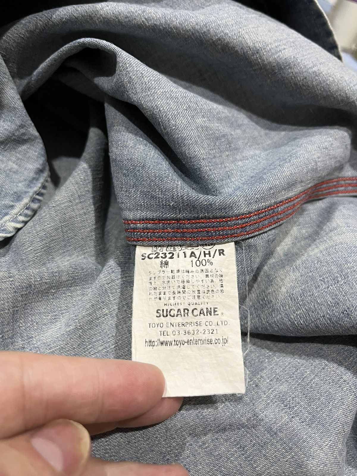 Sugar Cane Sugar Cane Patchwork Flannel Distressed Denim Shirt Size US S / EU 44-46 / 1 - 15 Thumbnail
