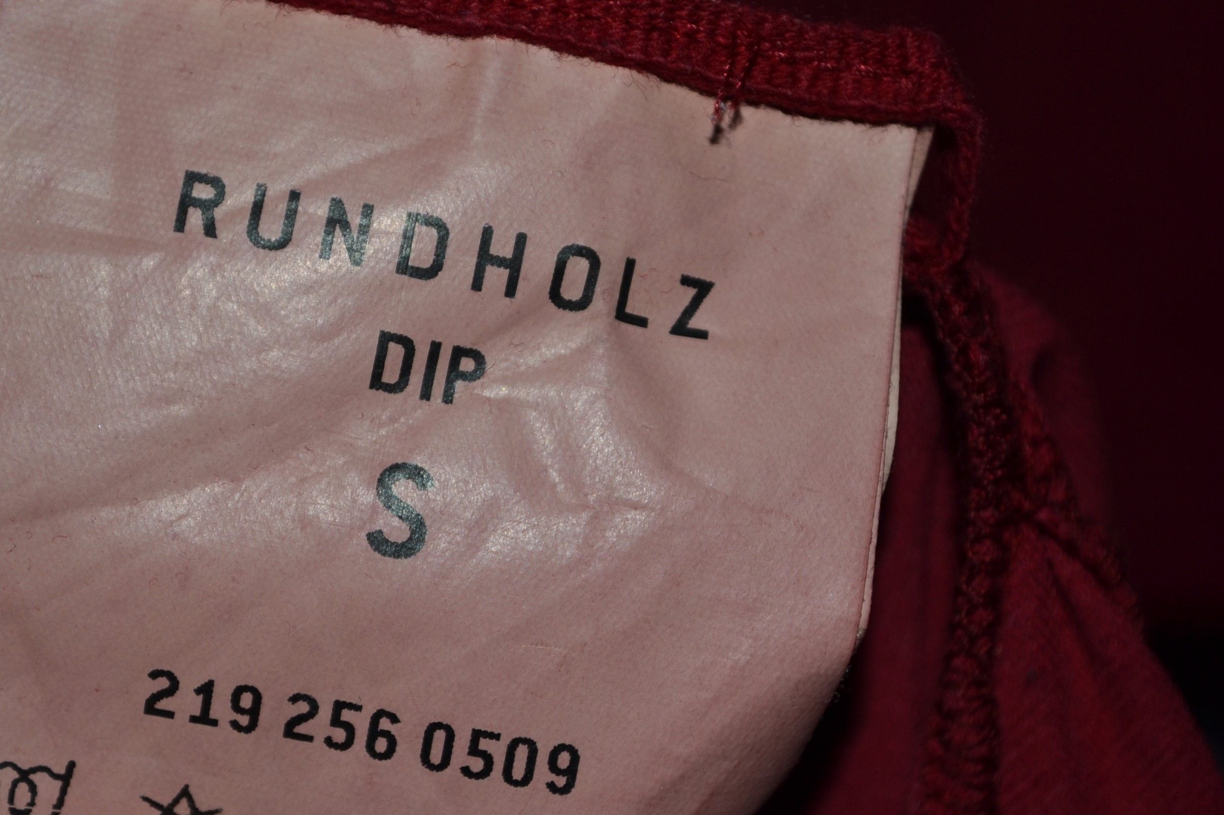 Rundholz Rundholz Antwerp Dip Red Dress Cotton S size 2192560509 Size S / US 4 / IT 40 - 7 Thumbnail