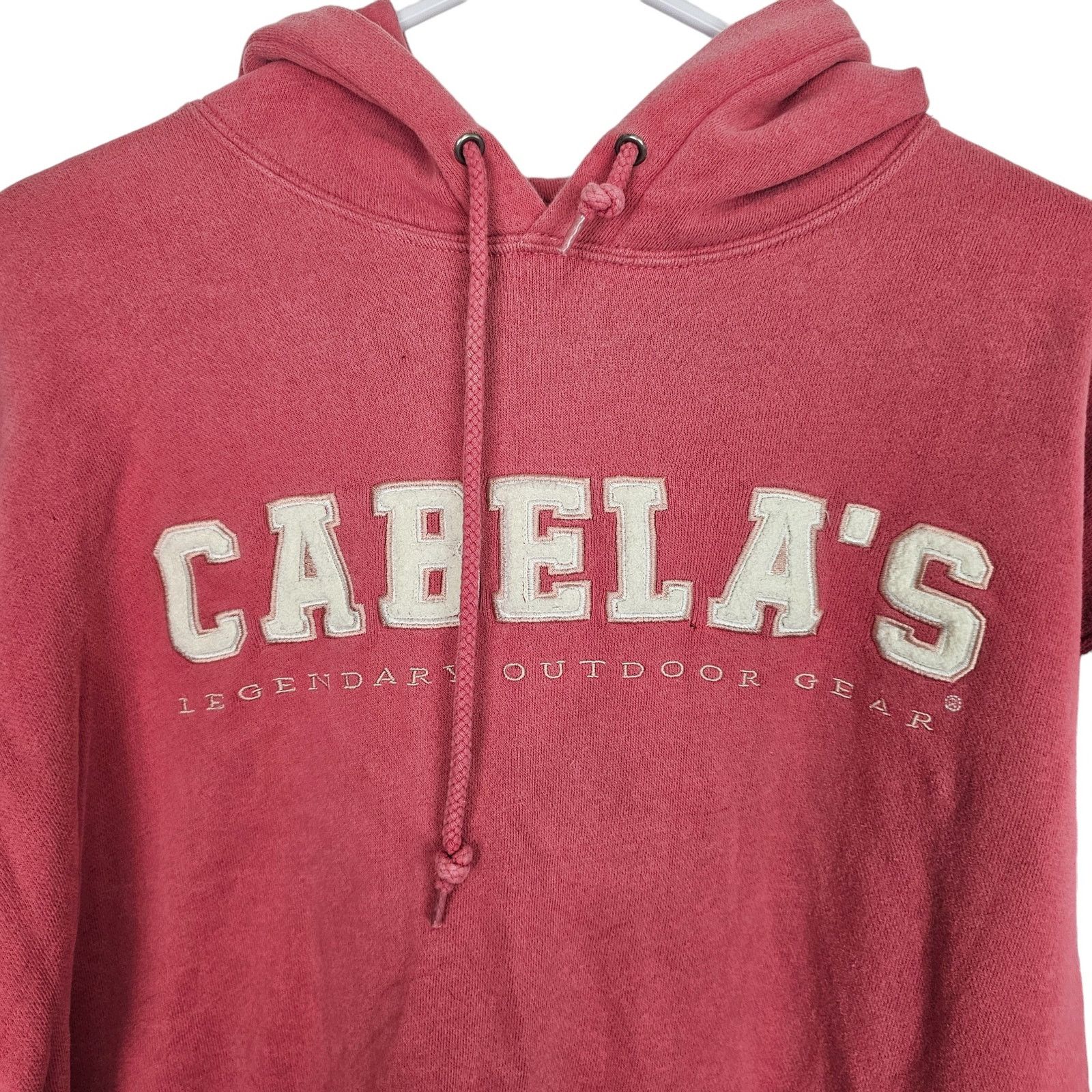 Cabelas Cabelas Mens Hoodie Sweatshirt Size M Pink Pullover Gorpcore Size US M / EU 48-50 / 2 - 2 Thumbnail