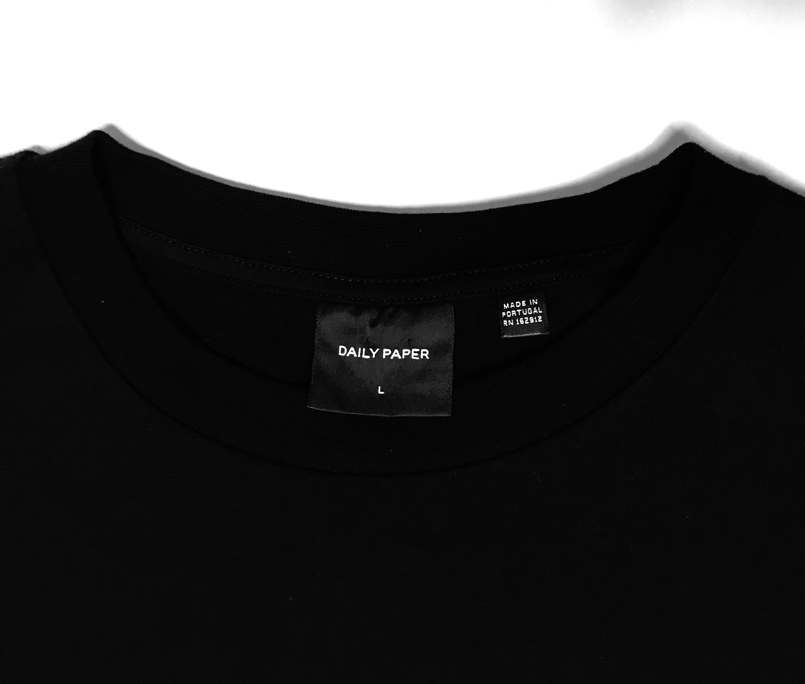 Daily Paper Daily Paper Mens Panit Logo T-Shirt in Black Sz L Size US L / EU 52-54 / 3 - 6 Thumbnail