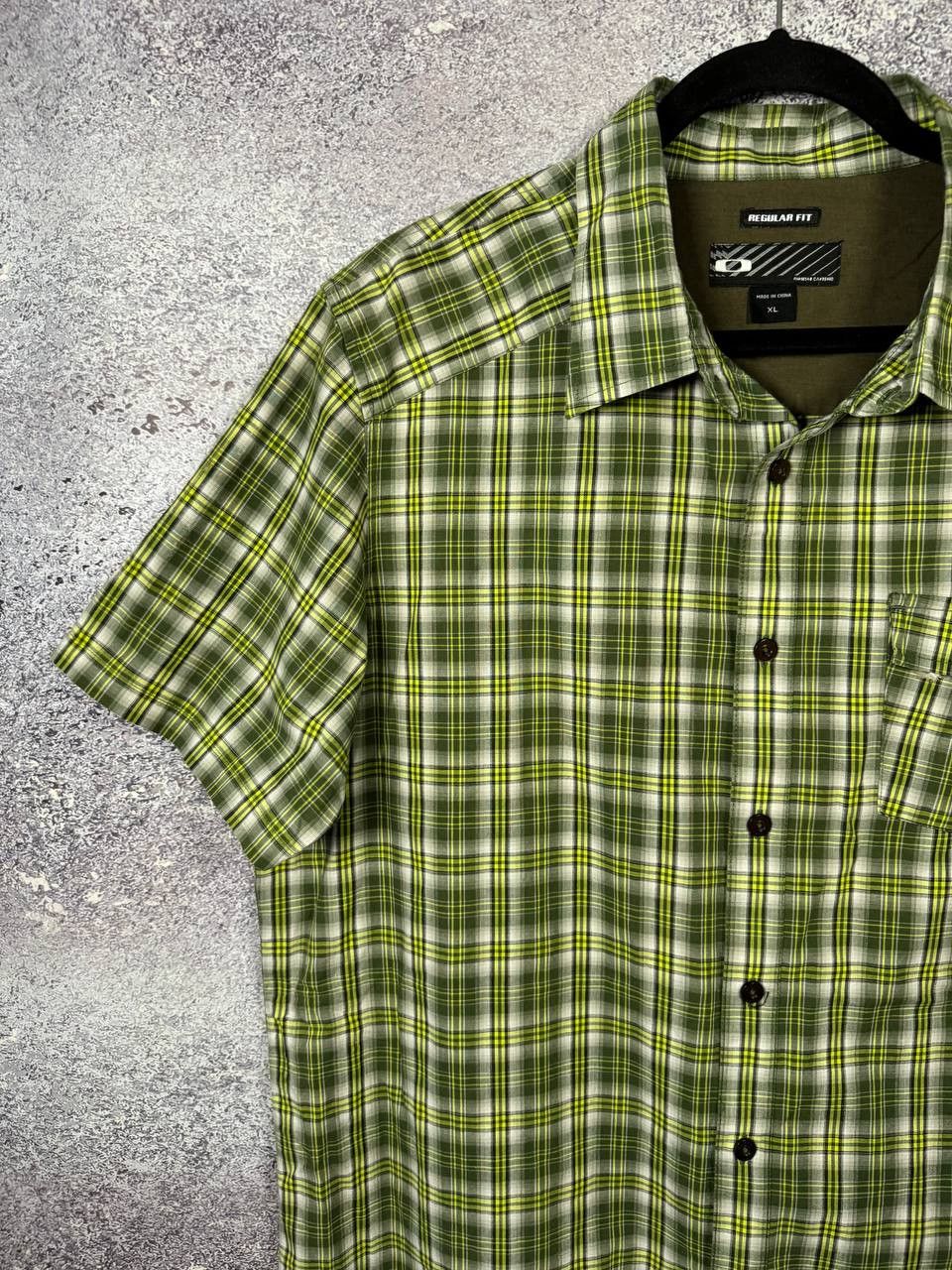 Oakley Vintage Oakley Plaid Check Green Shirt Button XL Size Size US XL / EU 56 / 4 - 4 Thumbnail
