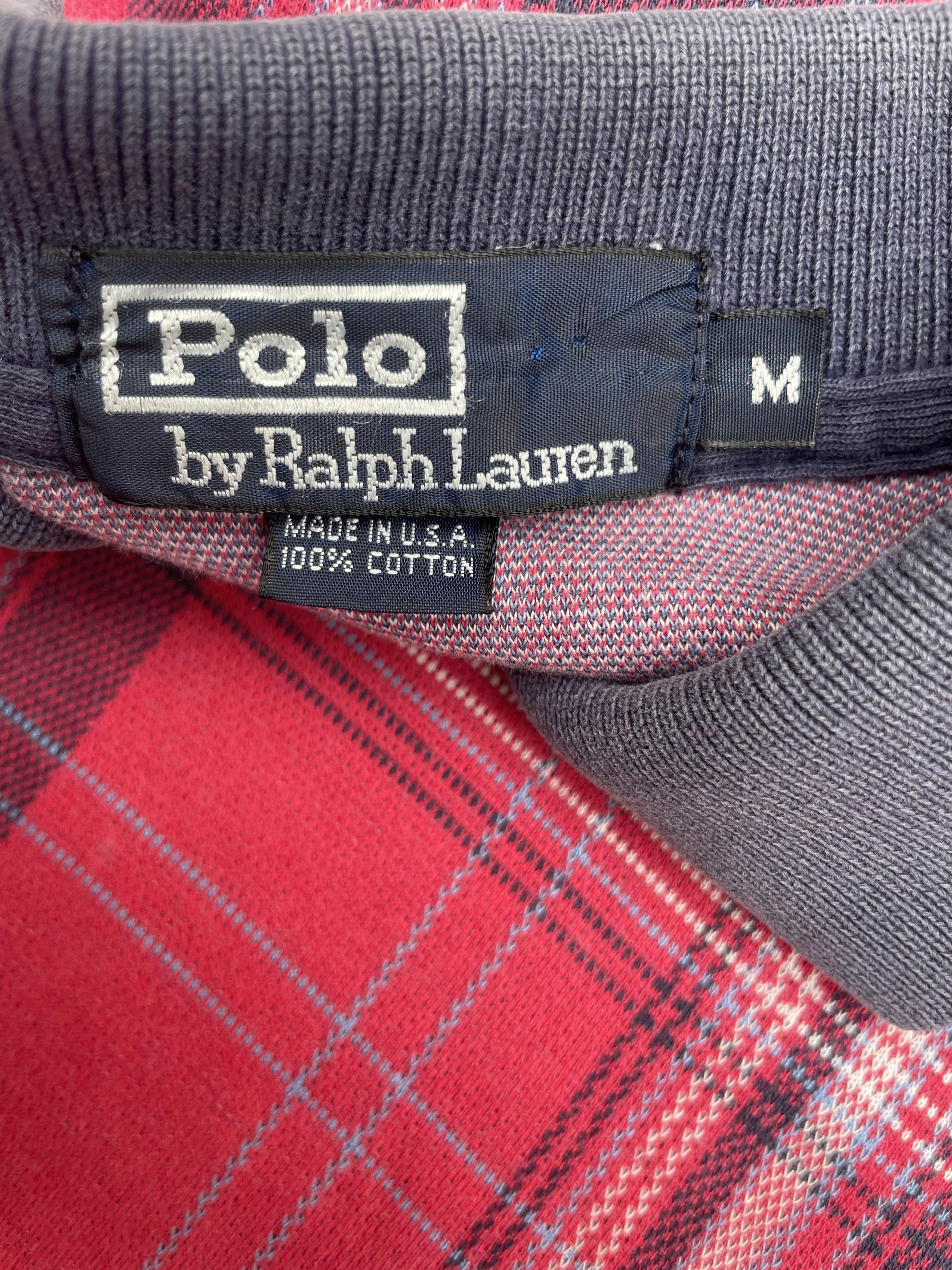 Designer × Polo Ralph Lauren Vintage Polo Ralph Lauren Checkere Polo tshirt Size US M / EU 48-50 / 2 - 4 Thumbnail