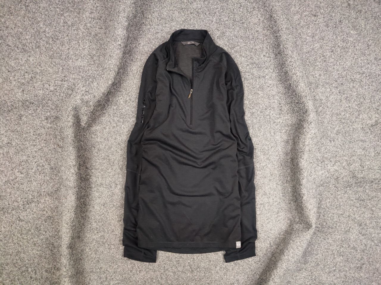 Salomon Vintage 00's Salomon smart skin Light Long Sleeve 1/3 Zip Size US M / EU 48-50 / 2 - 2 Thumbnail