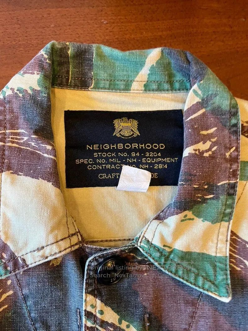 Neighborhood NEIGHBORHOOD Camo Cargo Short Sleeve Shirt. Size US S / EU 44-46 / 1 - 2 Thumbnail