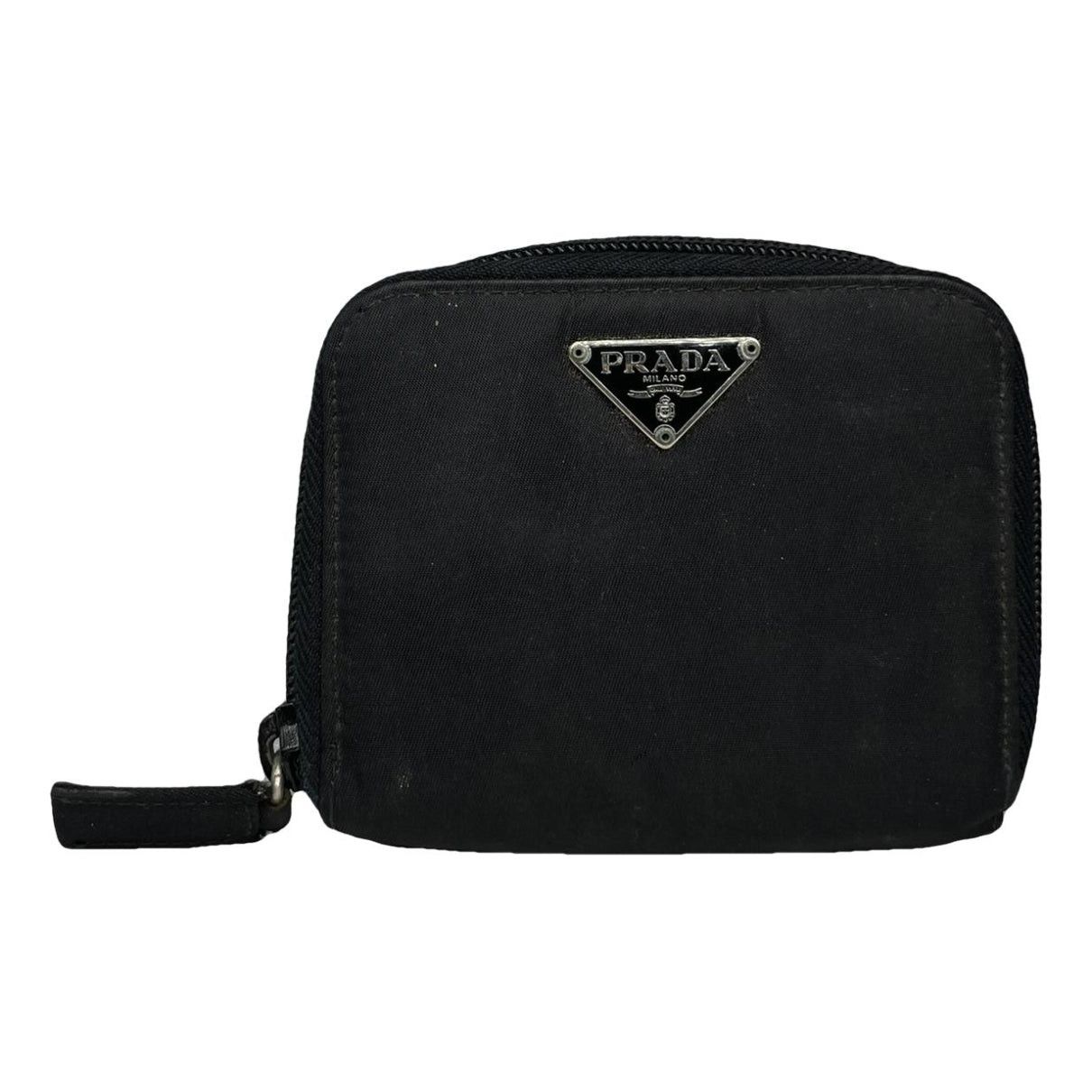 Prada Black Leather Wallet Size ONE SIZE - 1 Thumbnail