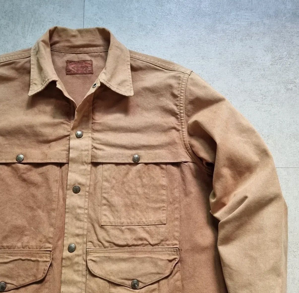 Filson Vintage Filson Tin Cloth Cruiser Jacket 80s/90s Patina L Size US L / EU 52-54 / 3 - 10 Thumbnail