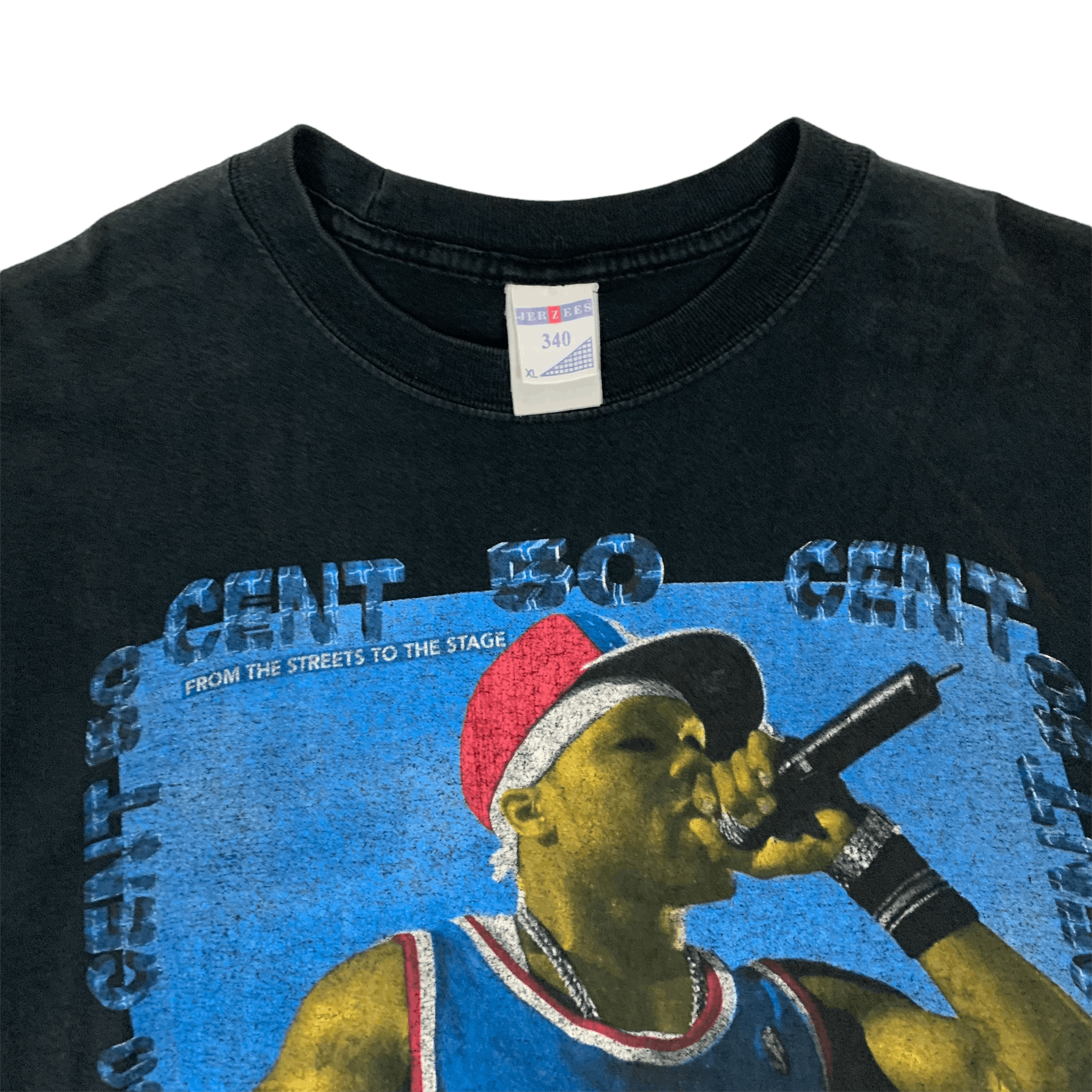 Rap Tees 2004 50 Cent Rap Tee - Size XL Size US XL / EU 56 / 4 - 5 Thumbnail