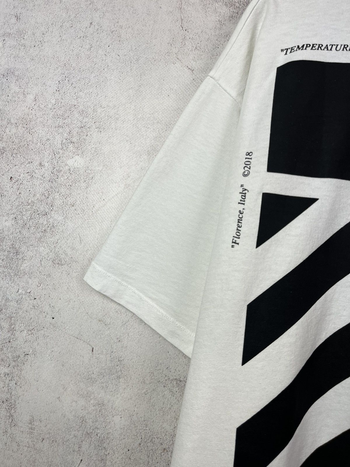 Off-White Off-White Temperature 2018 Oversized T-Shirt Rare Hype Y2K Size US XL / EU 56 / 4 - 5 Thumbnail