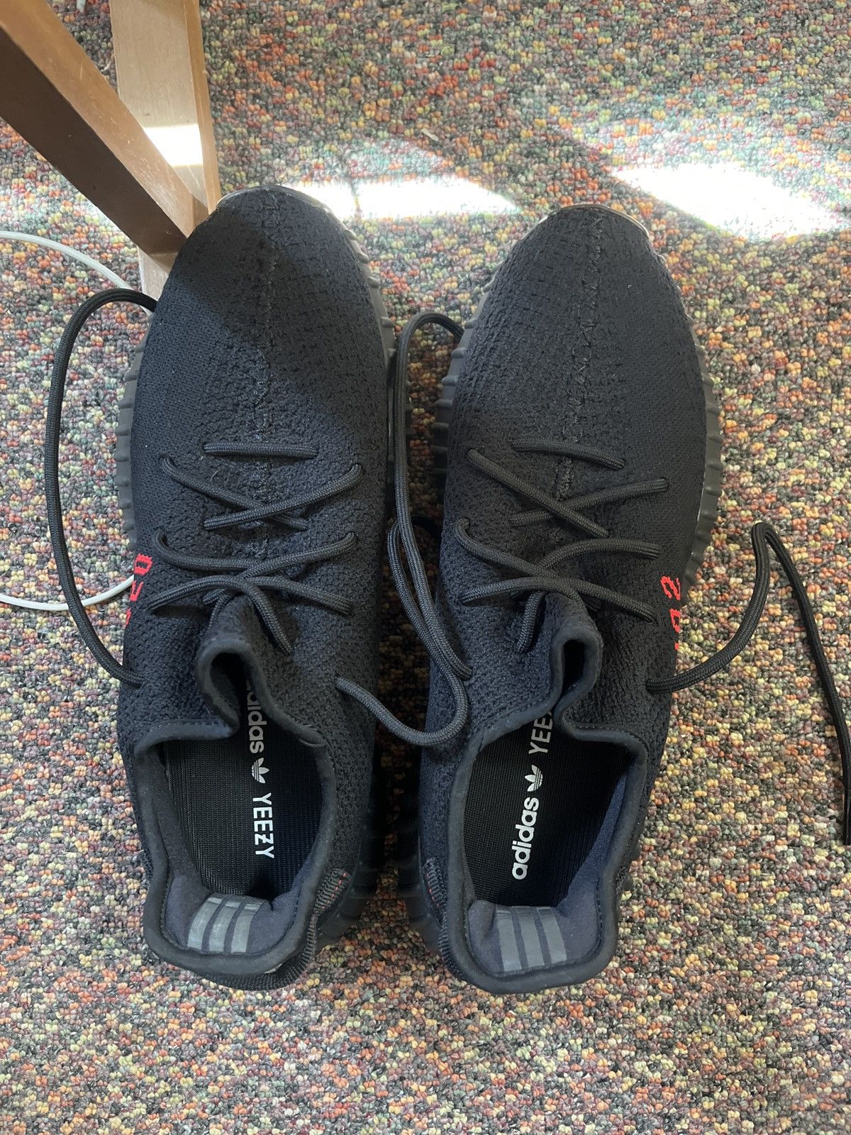 Adidas Yeezy Boost 350 v2 Bred Colorway Size US 12 / EU 45 - 6 Thumbnail