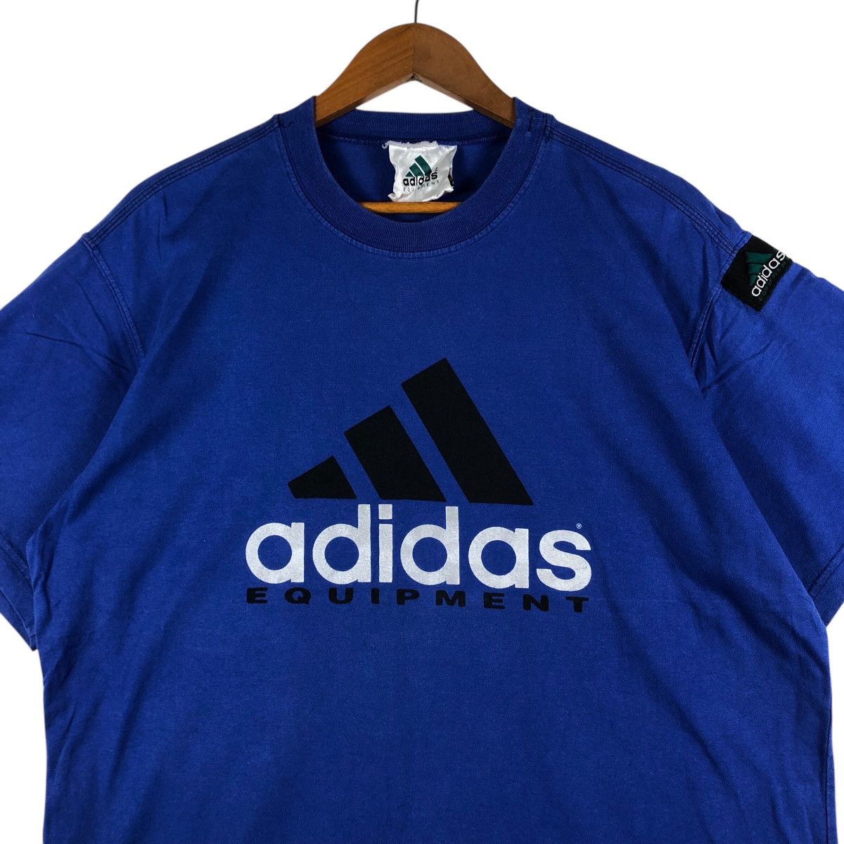 Adidas ADIDAS Equipment Big Logo T-Shirt Size US L / EU 52-54 / 3 - 3 Thumbnail