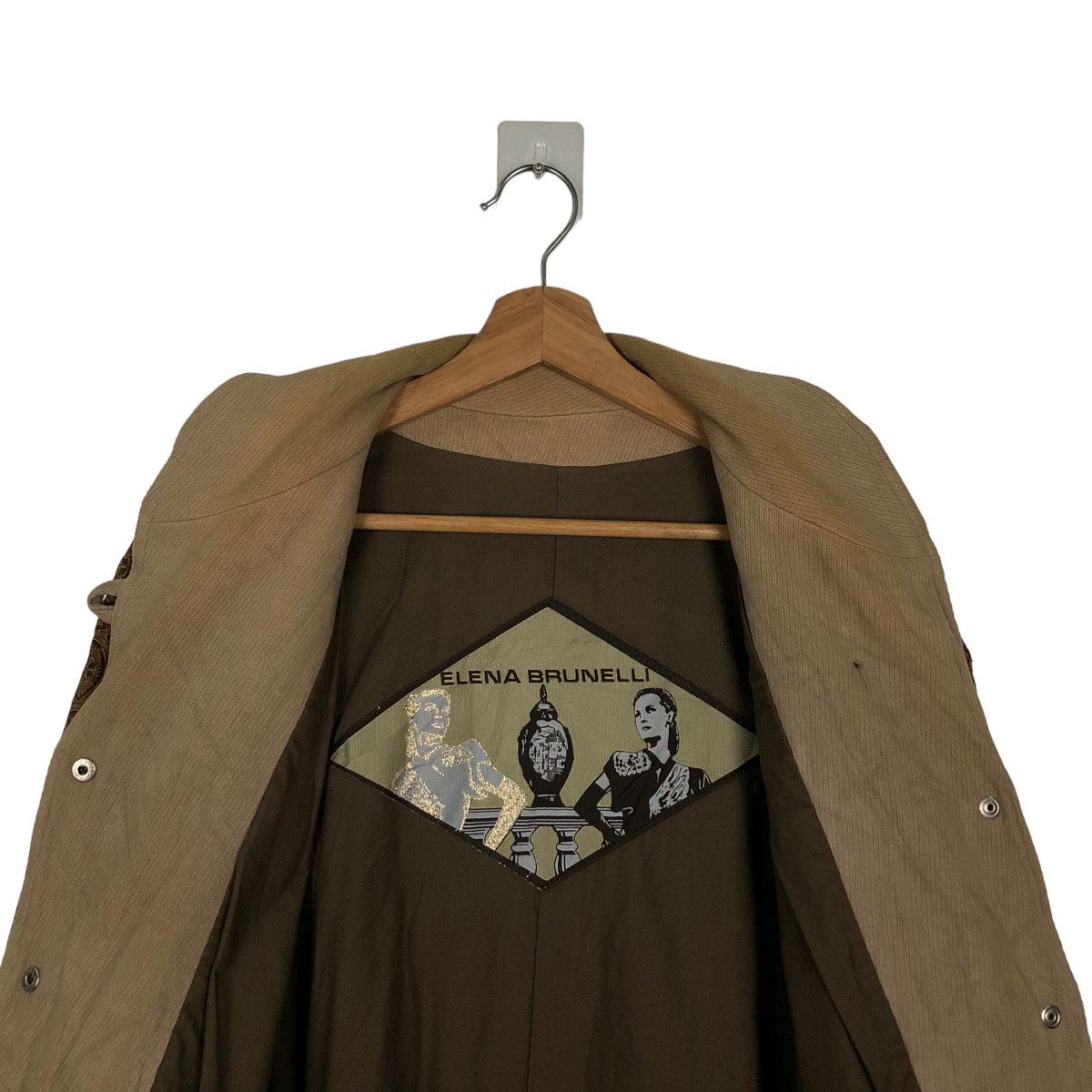 Japanese Brand 🔥RARE 90’s VINTAGE PATCHWORK CHORE JACKET ELENA BRUNELLI Size US M / EU 48-50 / 2 - 10 Thumbnail