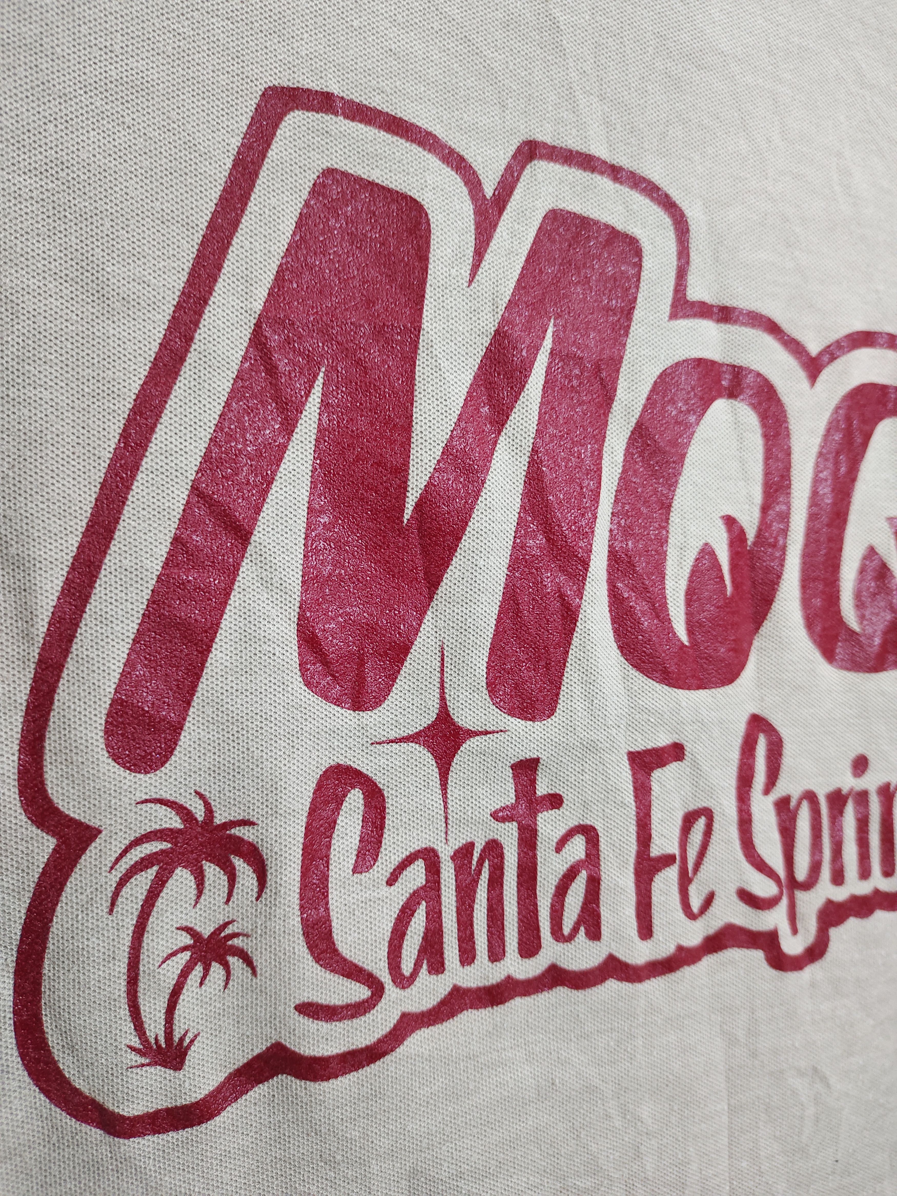 Vintage Vintage Moon Eyes Santa Fe Springs Rare Polo Tee Size US M / EU 48-50 / 2 - 3 Thumbnail