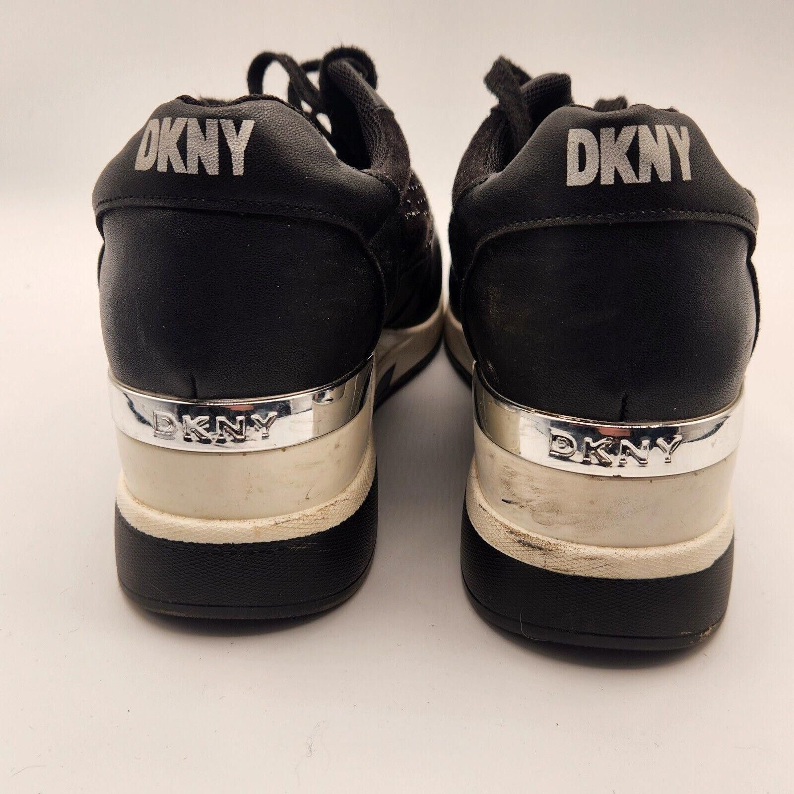 DKNY DKNY Womens Wedge Sneaker Trainers Size 11 Black Size US 11 / IT 41 - 6 Thumbnail