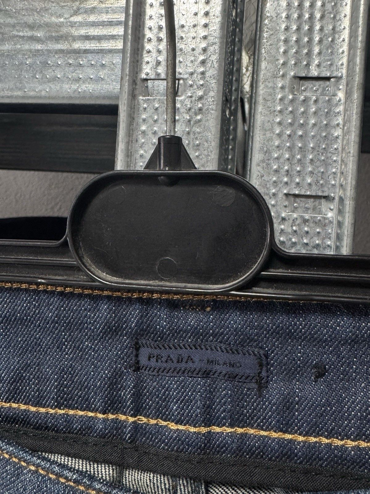Prada PRADA Milano Indigo Wash Denim Jeans Straight Fit Made Italy Size US 31 - 11 Thumbnail