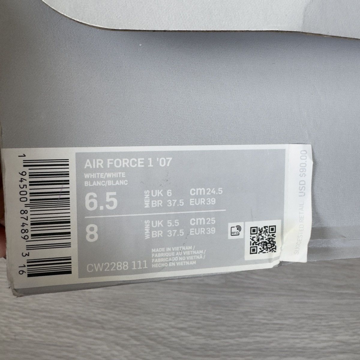 Nike New Nike Air Force 1 “07” sneakers Size US 6.5 / EU 39-40 - 7 Thumbnail