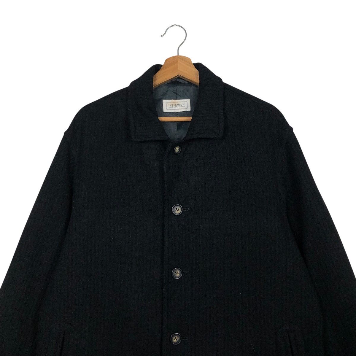 Issey Miyake 📌Vintage Wool Button Jacket Worker Intermezzo Japan Size US M / EU 48-50 / 2 - 4 Thumbnail
