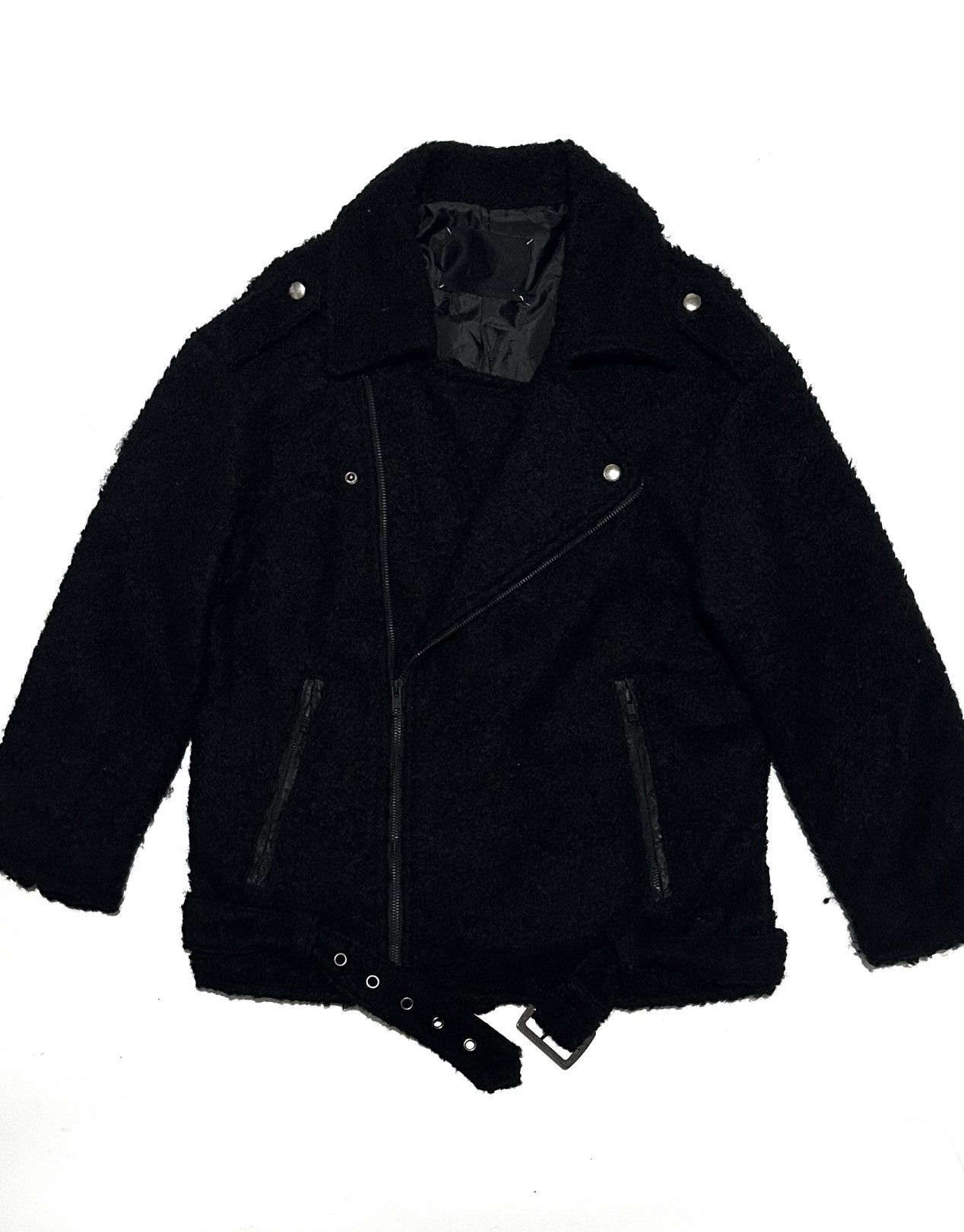 14th Addiction × KMRii × Yasuyuki Ishii Asymetrical Jeanasis Wool Jacket Size US M / EU 48-50 / 2 - 4 Thumbnail
