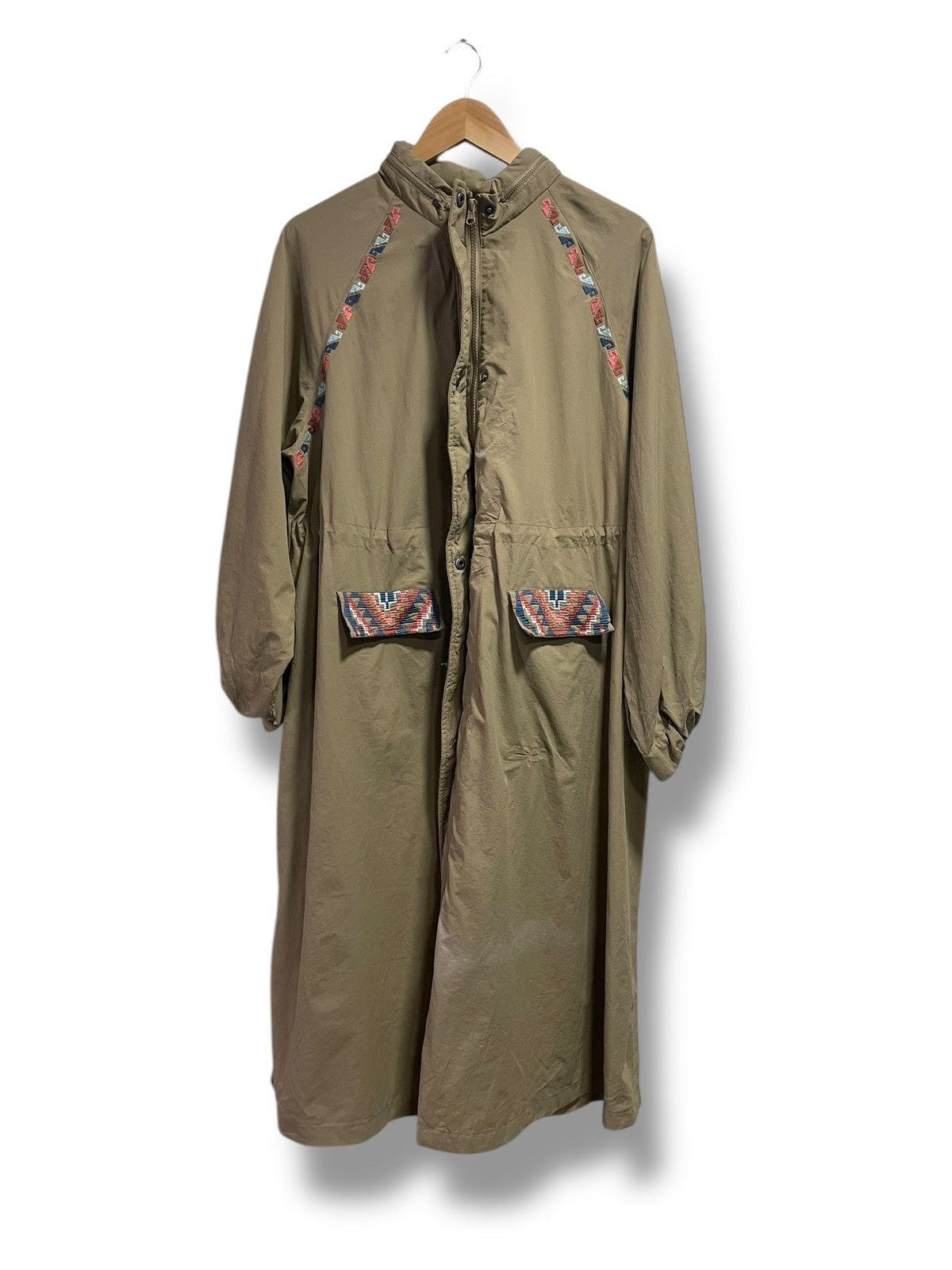 Japanese Brand × Vintage TITI CACA Nylon Long Outer Coat (72) Size ONE SIZE - 1 Thumbnail