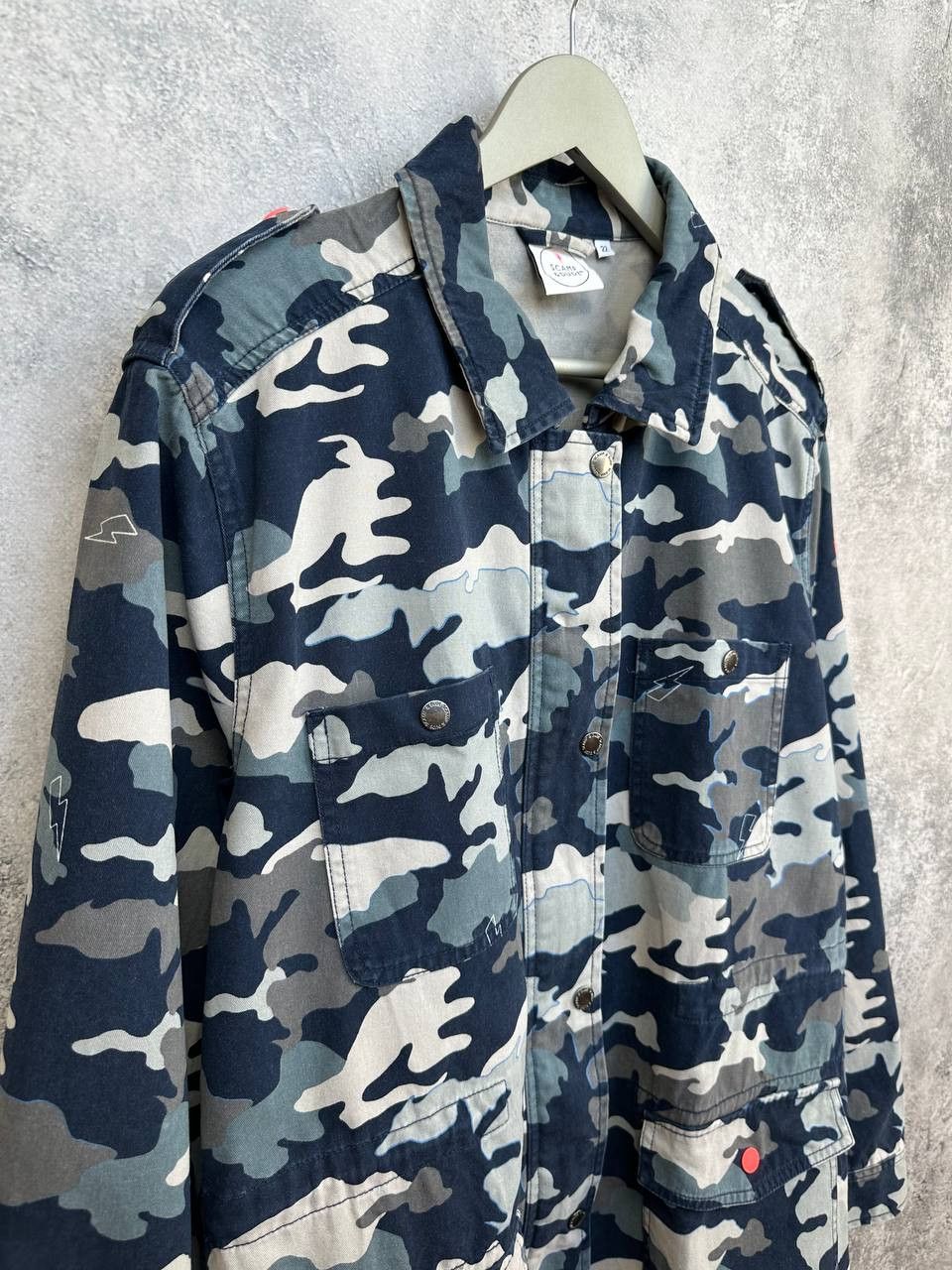 Other Scamp & Dude Camouflage Military Field Jacket Utility Size XXL / US 16-18 / IT 52-54 - 3 Thumbnail