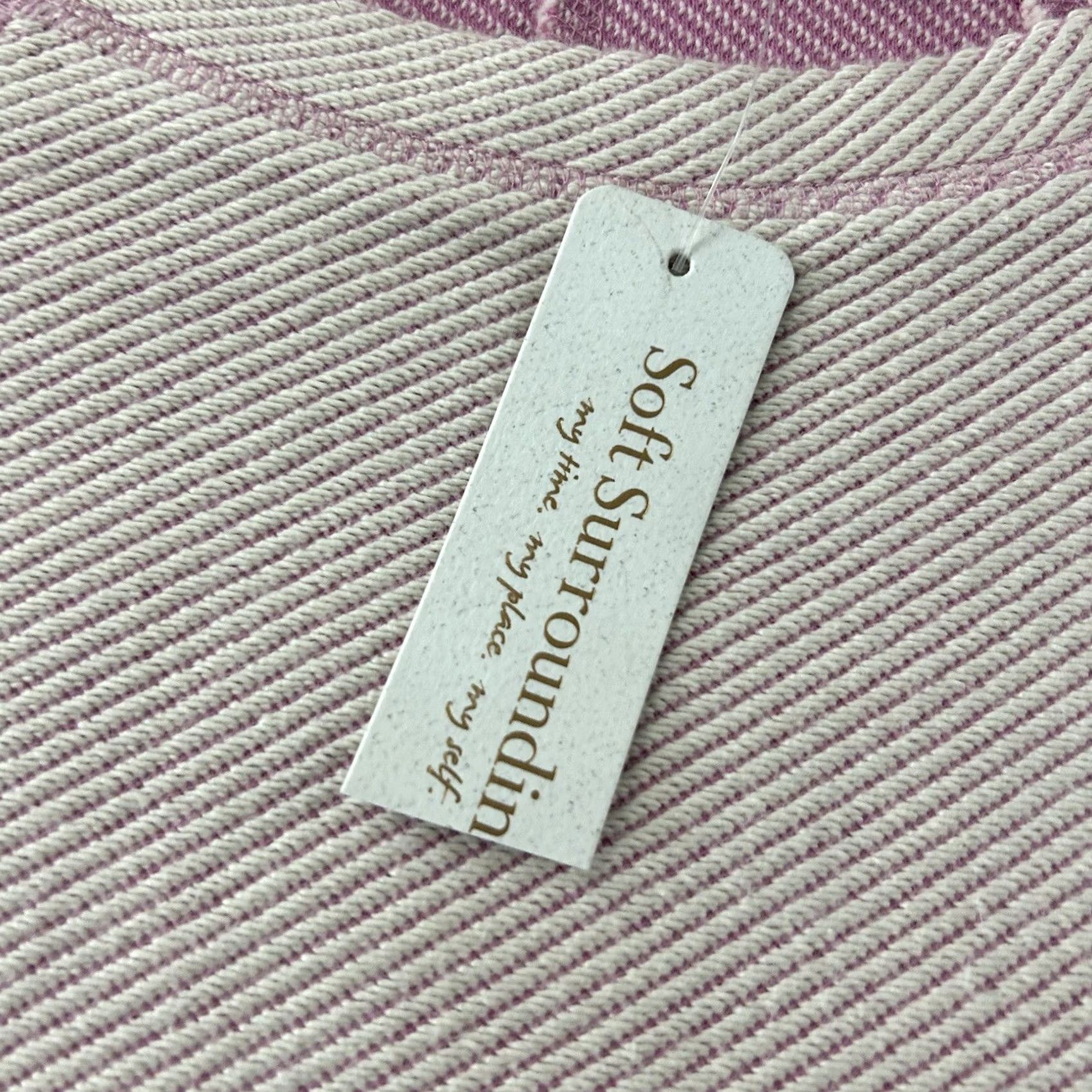 Soft Surroundings NEW Soft Surroundings Long Sleeve Tide Pool Tunic Sweatshirt Women's Medium Pink Size M / US 6-8 / IT 42-44 - 2 Thumbnail