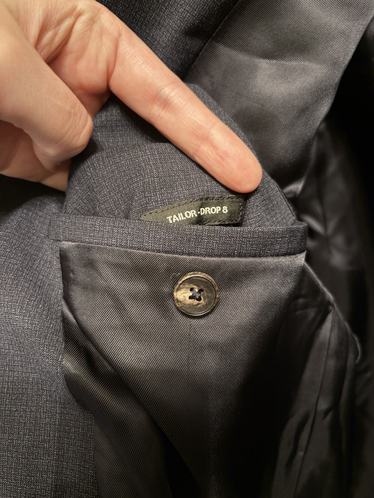 Z Zegna Zegna Suit Navy 8-58 R Size 54R - 9 Thumbnail