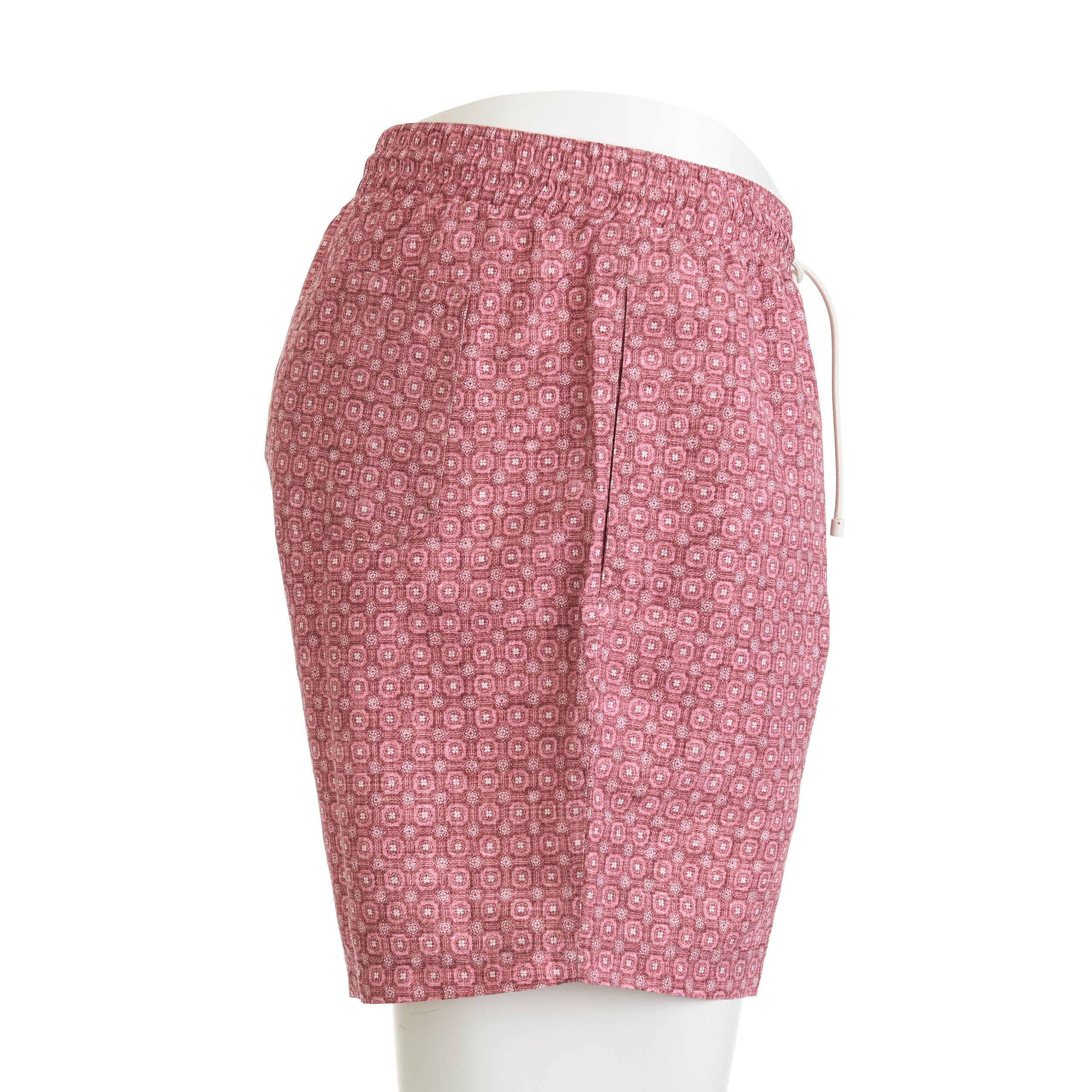 Brunello Cucinelli Swim Shorts With Geometric Print & Logo Embroidery Size XS Size US 27 - 5 Thumbnail