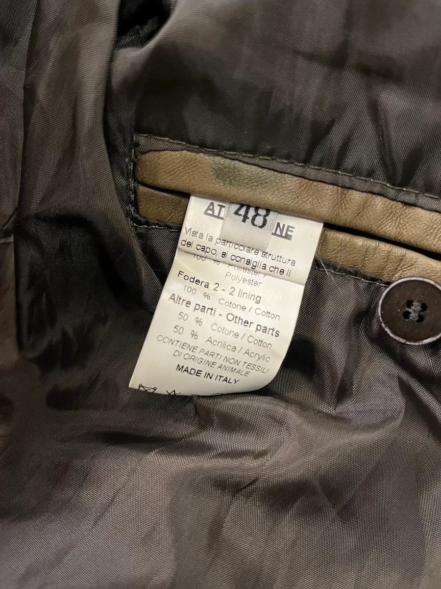 Daniele Alessandrini Daniele Alessandrini Brown Camo Leather Jacket Size US S / EU 44-46 / 1 - 10 Thumbnail