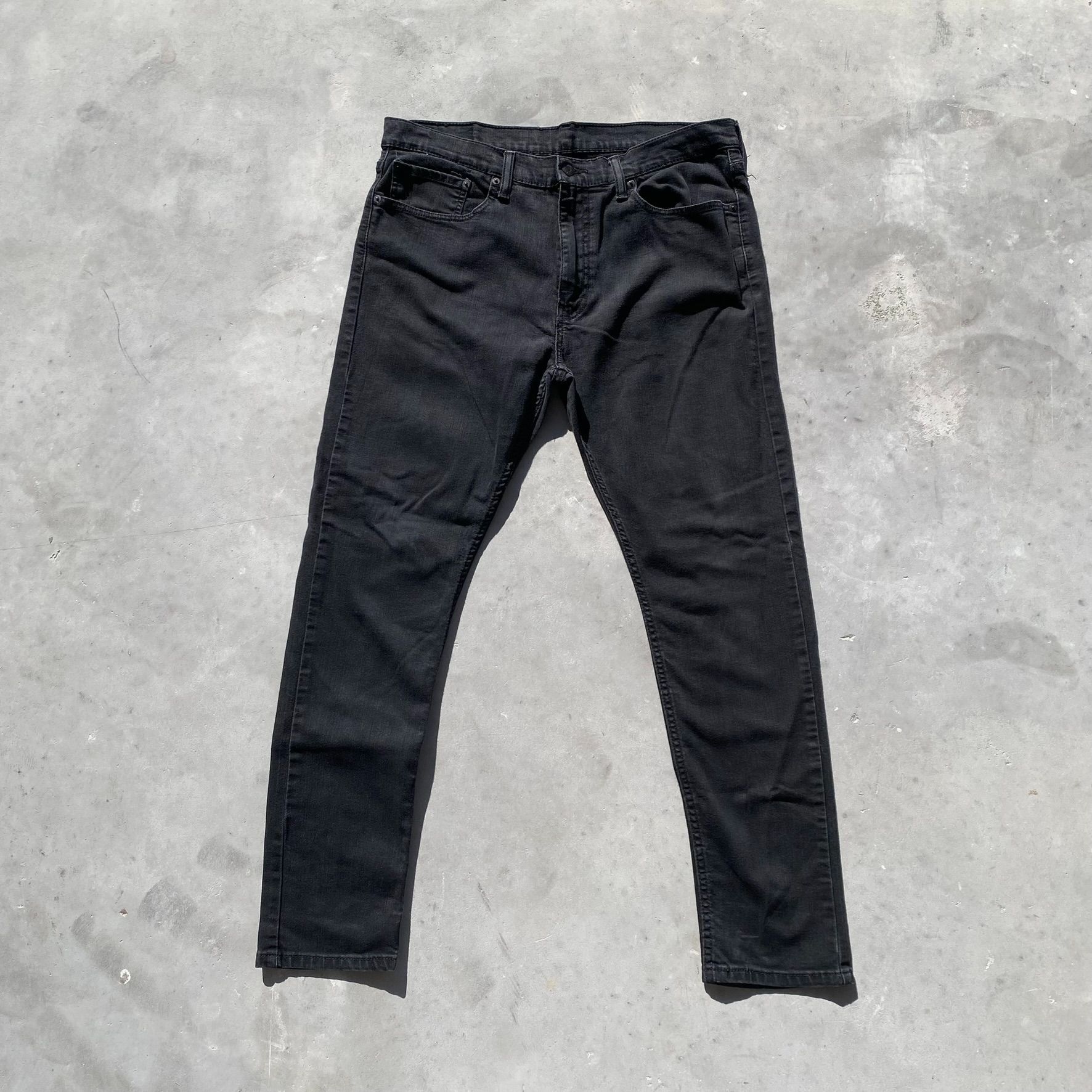 Levi's Vintage Y2K Levi's 512 Jeans Black Slim Taper Pants Size US 36 / EU 52 - 4 Thumbnail