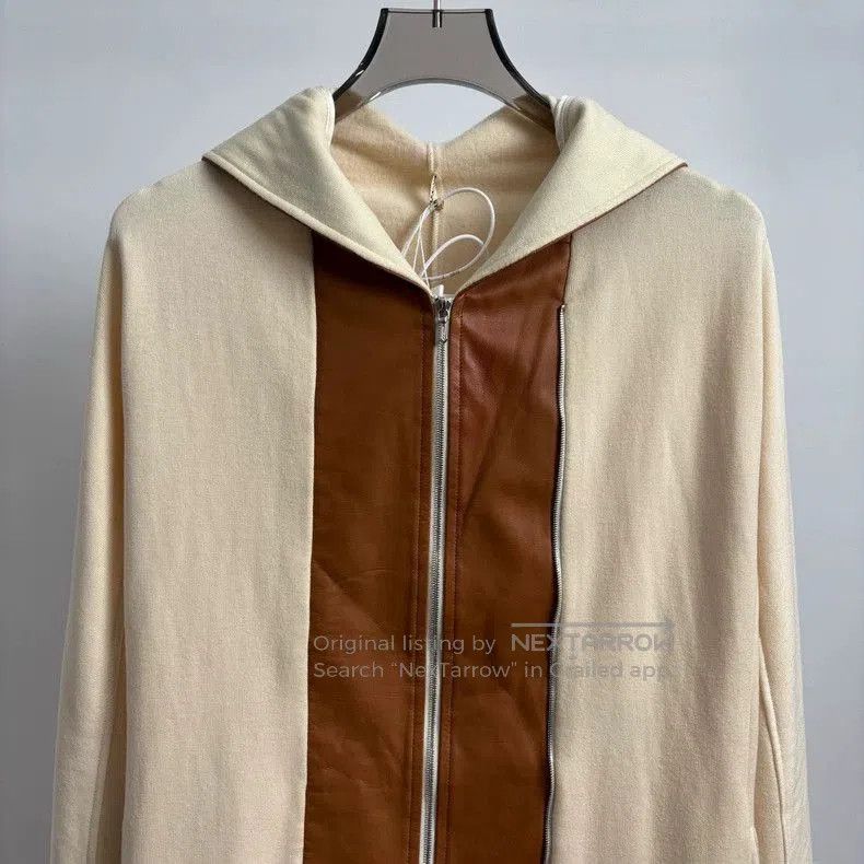 Hermes Hermes Cashmere Leather Hooded Sweater. Size US S / EU 44-46 / 1 - 6 Thumbnail