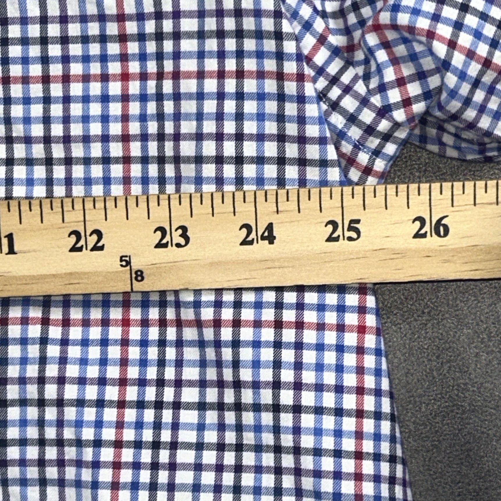 Polo Ralph Lauren Polo Ralph Lauren Button-Down Shirt Men 2XLT Blue Pony Check Long Sleeve Size US XXL / EU 58 / 5 - 6 Thumbnail