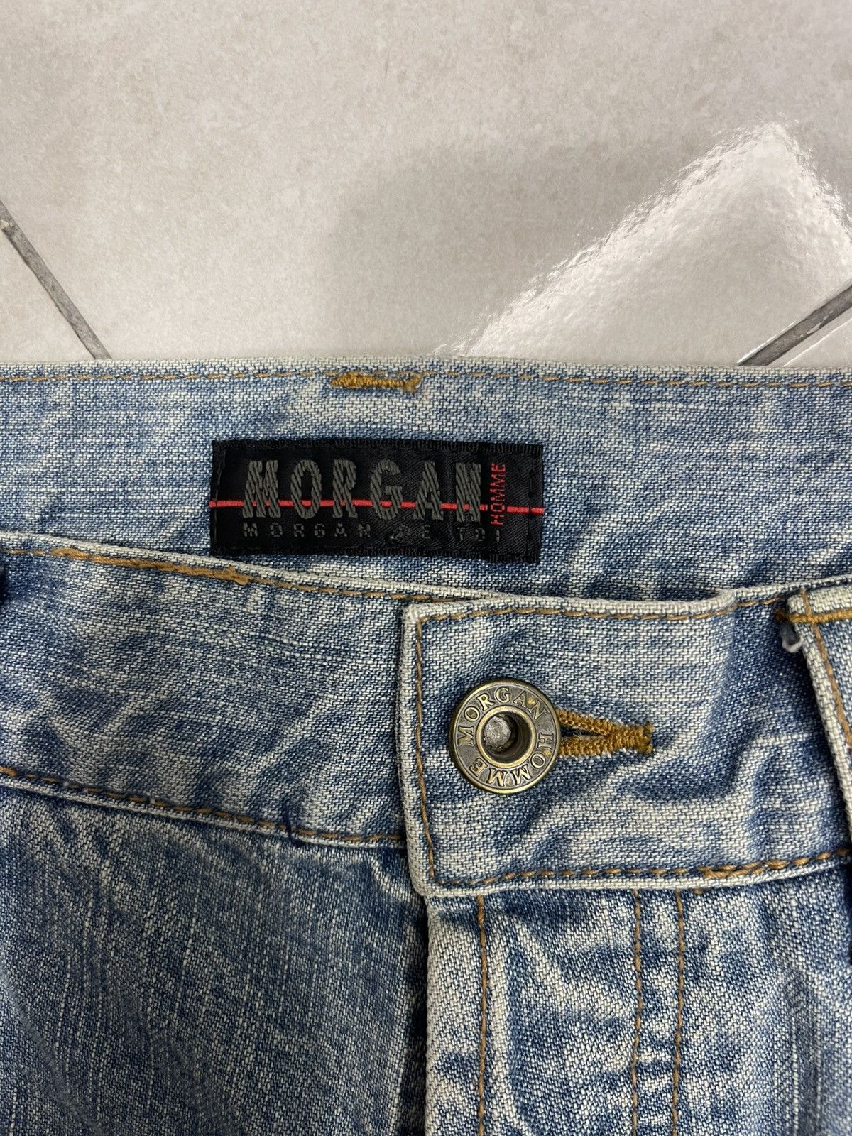 Morgan Homme Archival Morgan Homme Floral Embroidered Flare Denim Size US 30 / EU 46 - 3 Thumbnail