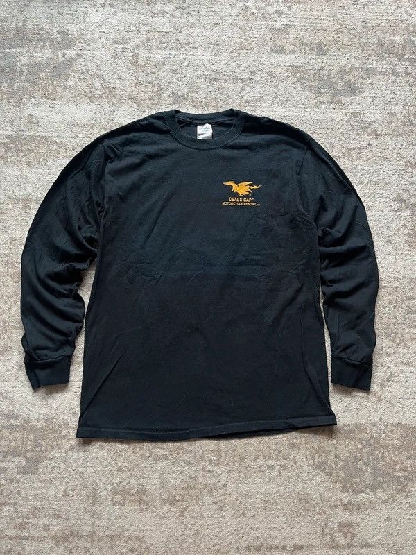 Gildan Gildan Sz M Long Sleeves The Dragon Black Bike Club Size US XL / EU 56 / 4 - 2 Thumbnail
