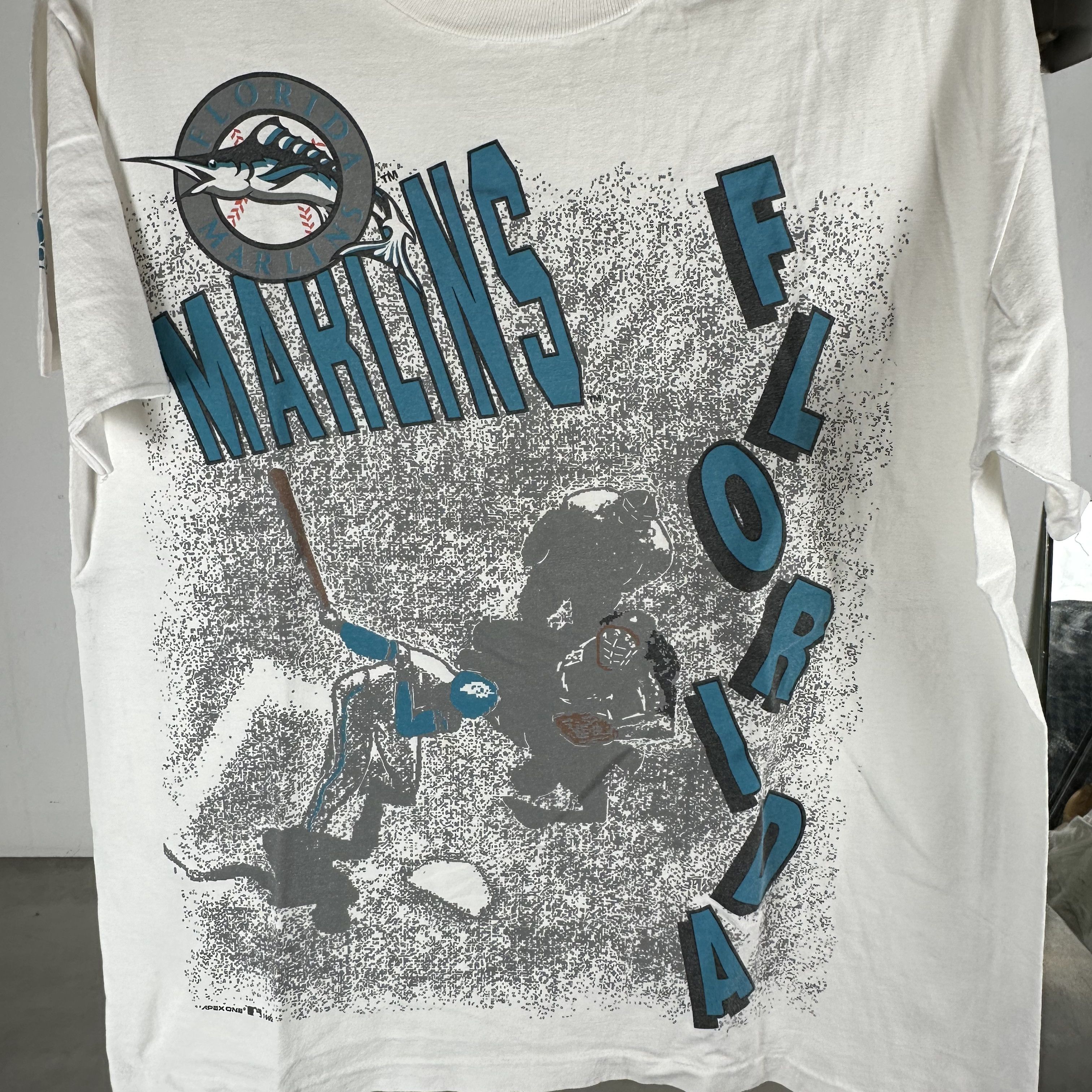 Vintage Vintage 1992 Florida Marlins MLB Apex One Graphic T-Shirt Size US L / EU 52-54 / 3 - 2 Thumbnail
