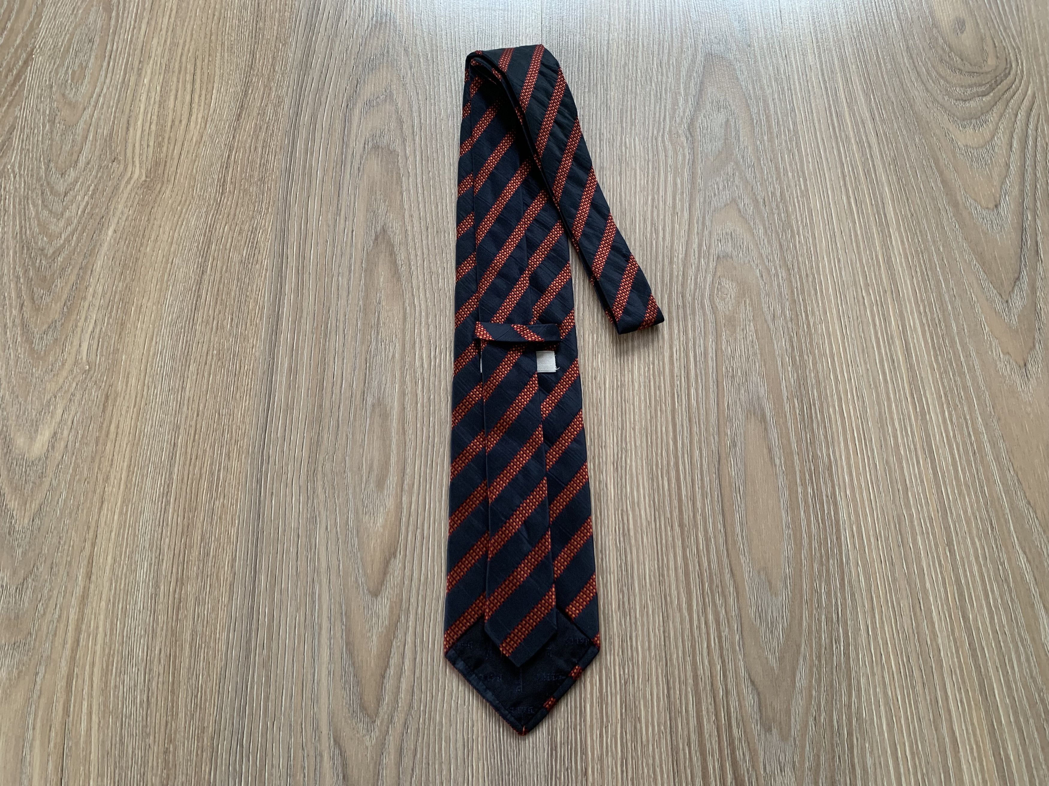 Bally Vintage Bally Italian Stripe Patterned Neck Tie Size ONE SIZE - 3 Thumbnail