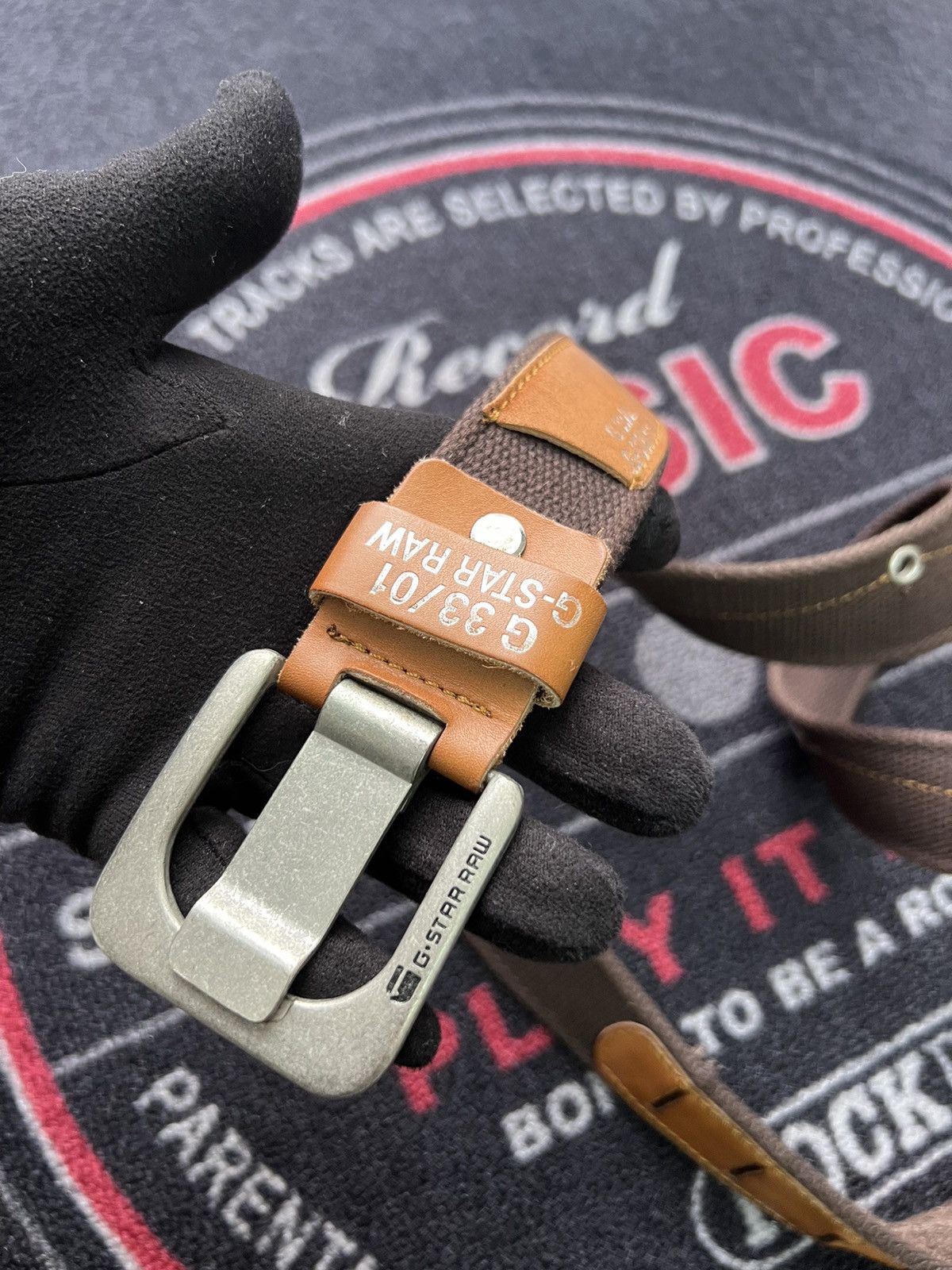 G-Star × Vintage Vintage Y2k G-star Raw hype streetwear belt Size ONE SIZE - 2 Thumbnail