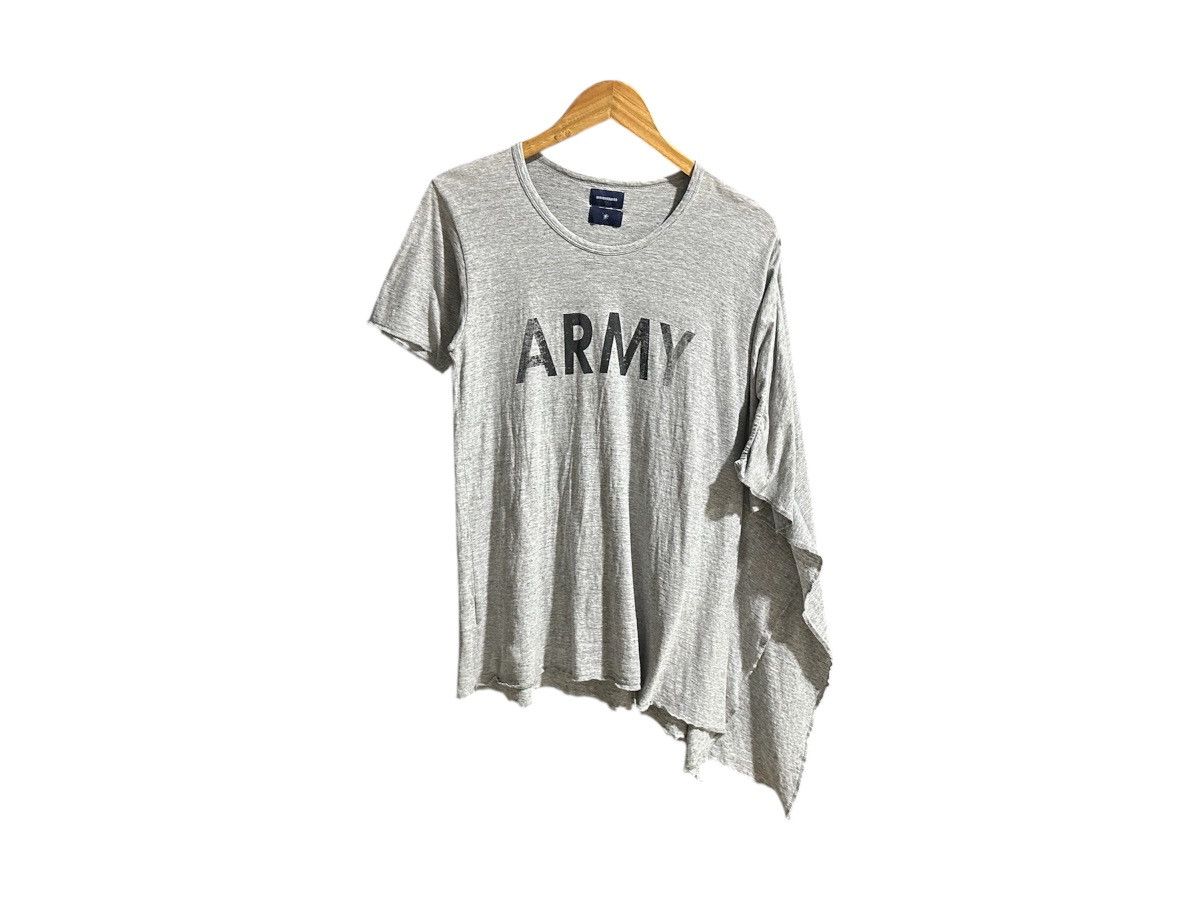 Maison MIHARA YASUHIRO 🔥Rare Mihara Yasuhiro Asymmetric Extended Army Shirt Cut Sew Size US S / EU 44-46 / 1 - 1 Thumbnail